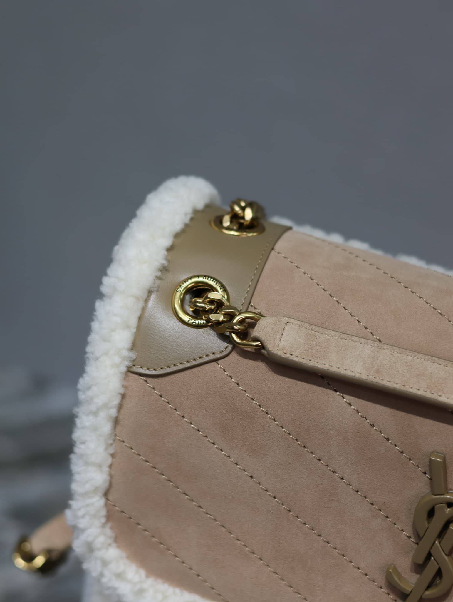 Saint Laurent Cream Bag 498894