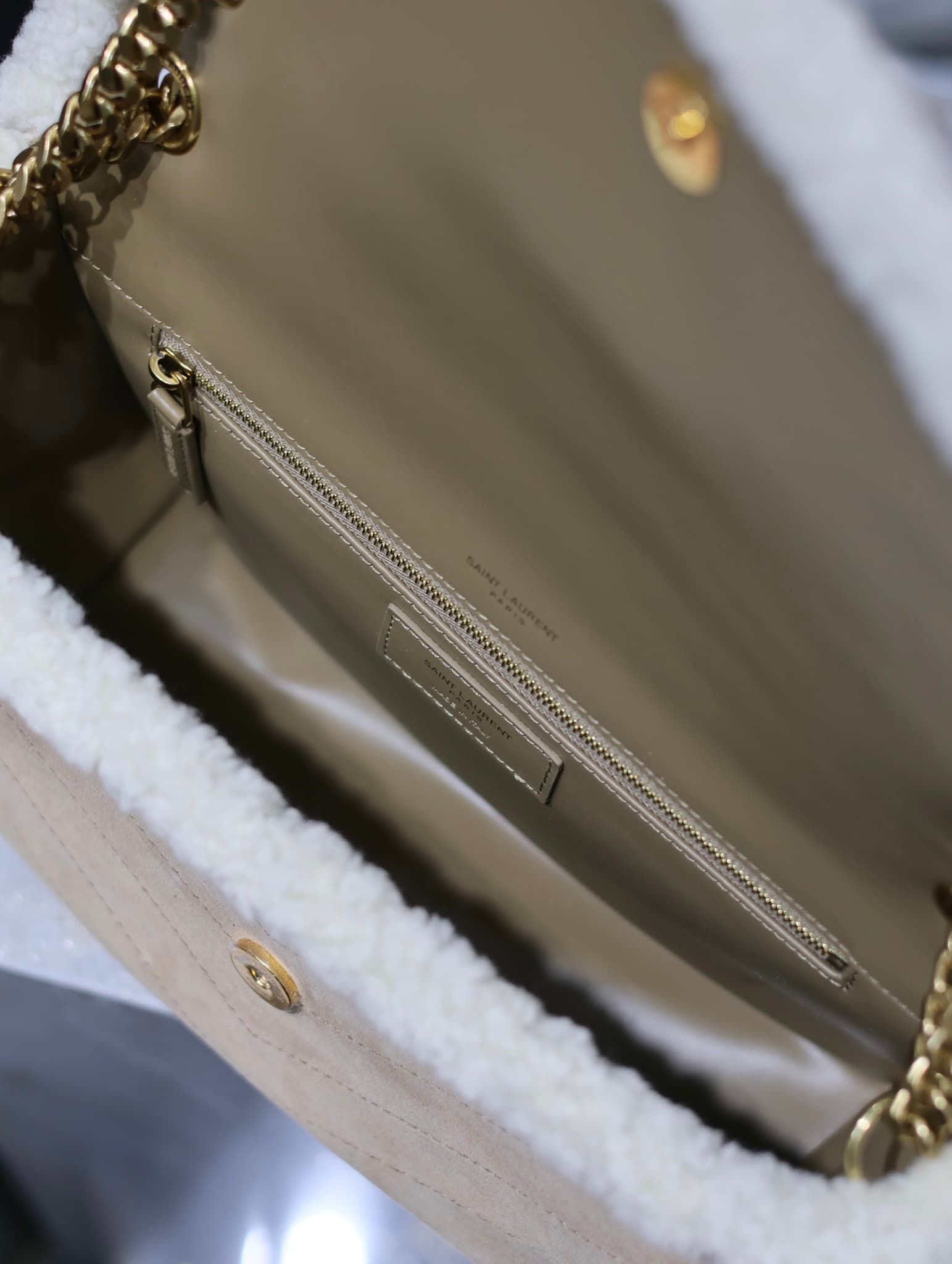 Saint Laurent Cream Bag 498894