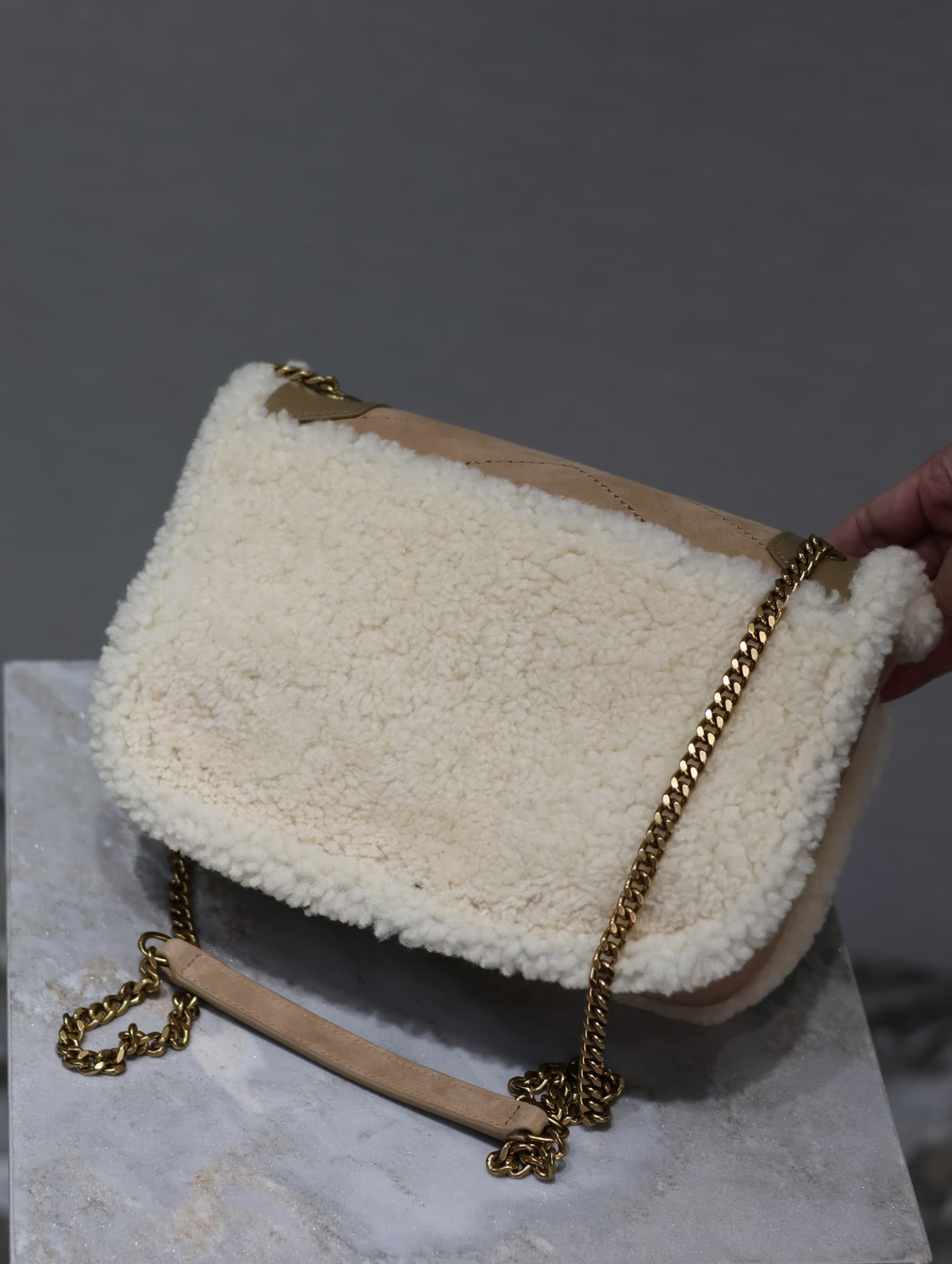 Saint Laurent Cream Bag 533037