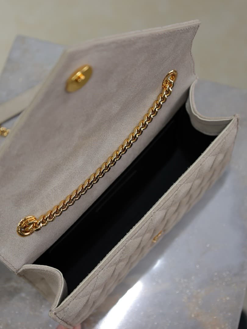 Saint Laurent White Small Crossbody Bag 526286