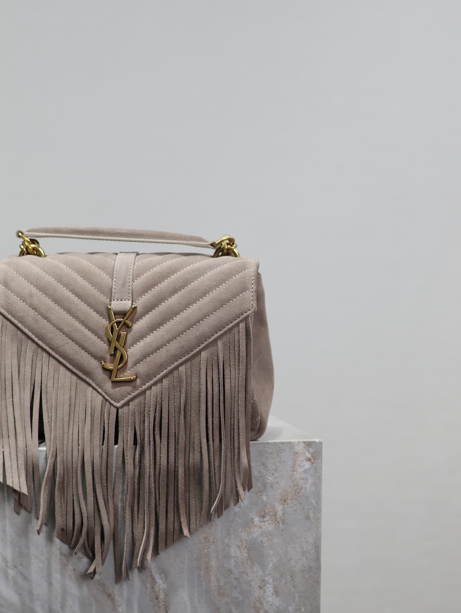 Saint Laurent Grey Bag 392737