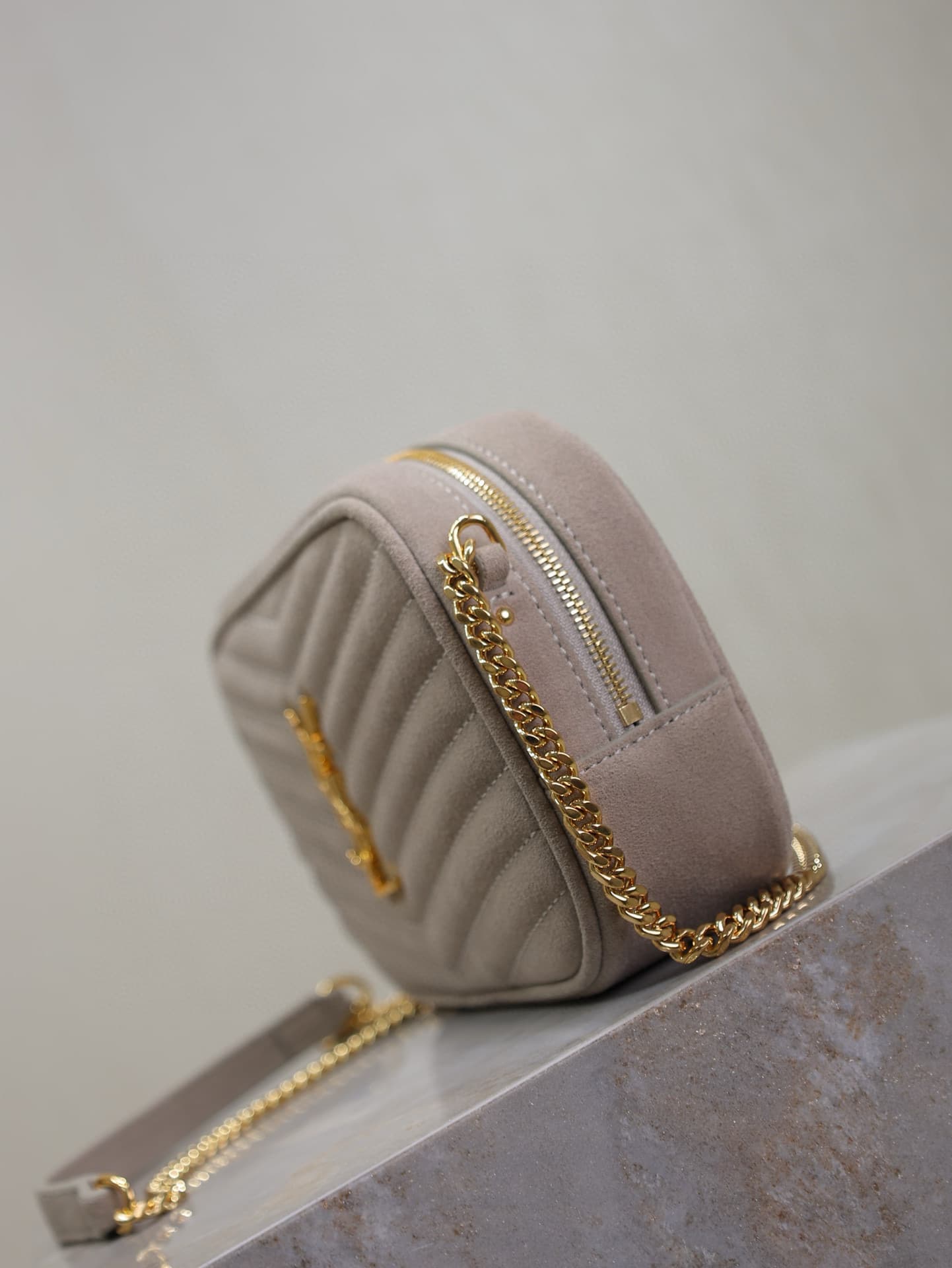 Saint Laurent Grey Mini Crossbody Bag 585040-1