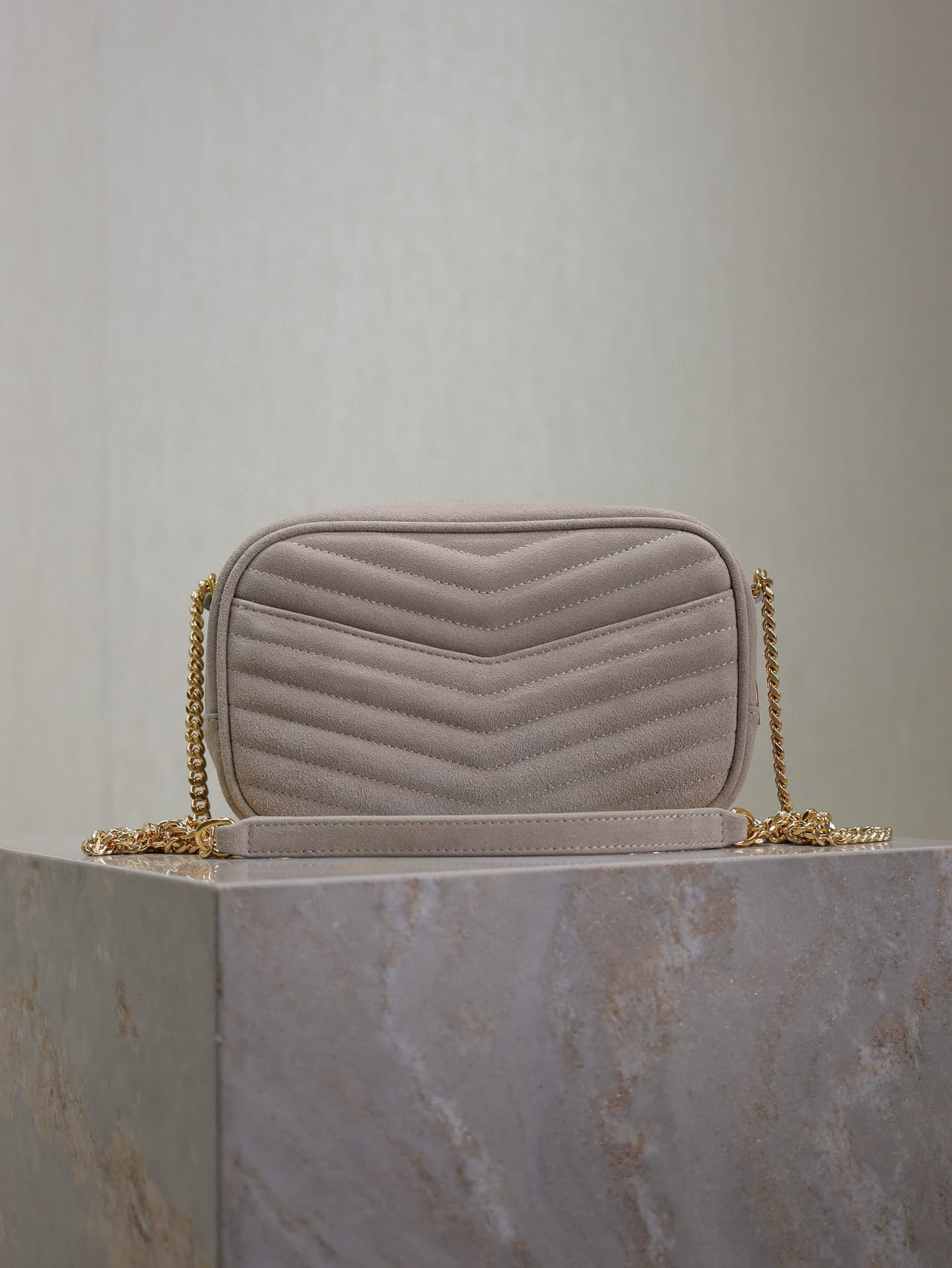 Saint Laurent Grey Mini Crossbody Bag 585040-1