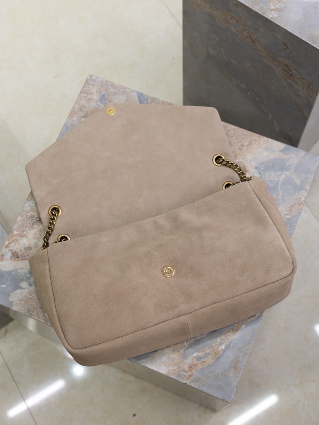 Saint Laurent Gold Bag 777399