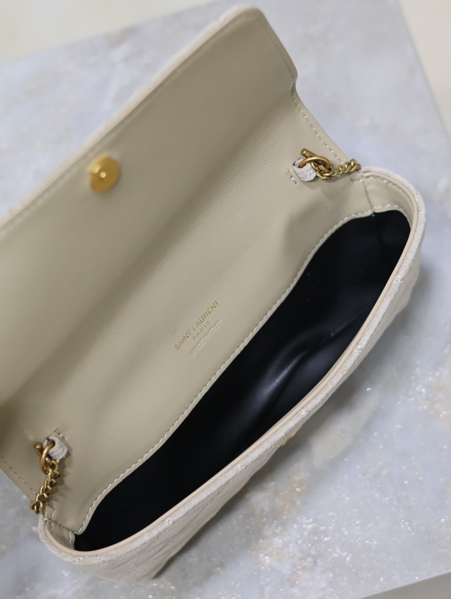 Saint Laurent Gold Pouch 742579