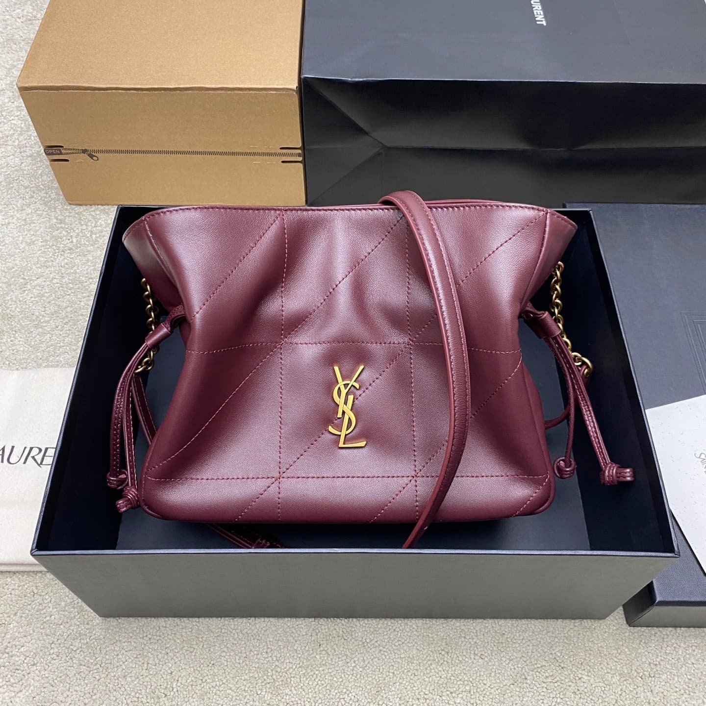 Saint Laurent Red Small Tote Bag 862712