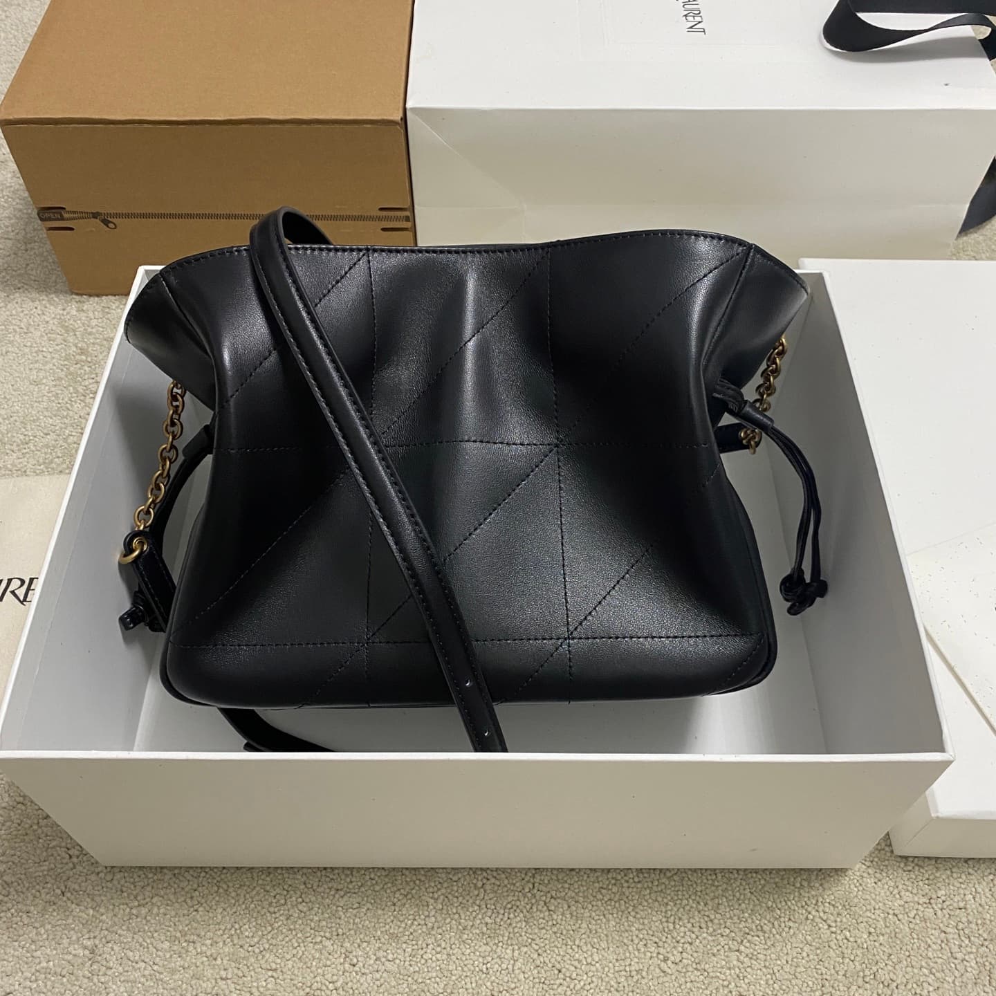 Saint Laurent Black Small Tote Bag 862712