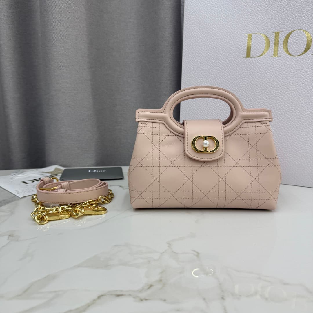 Dior White Mini Crossbody Bag S3123