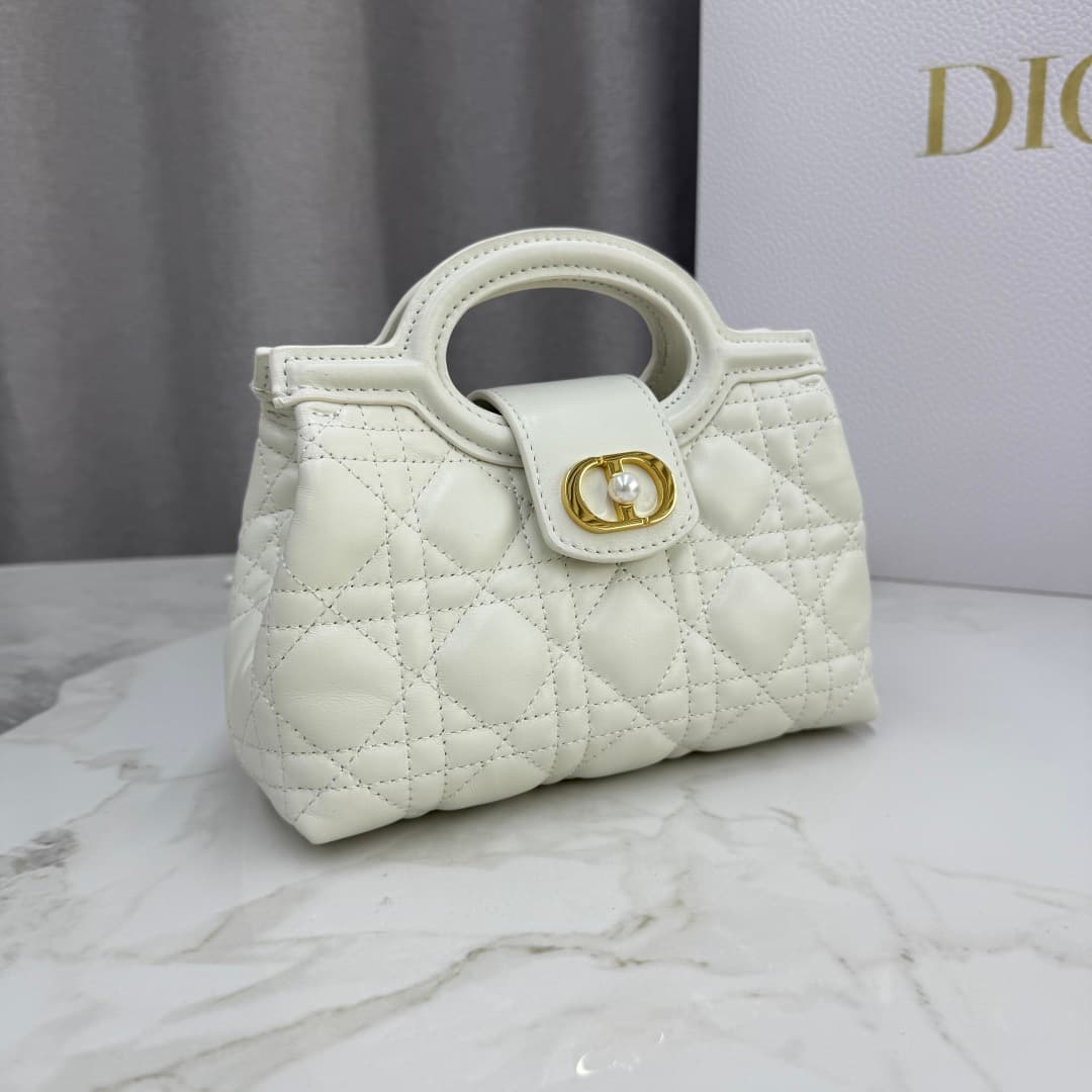 Dior White Mini Crossbody Bag S3123