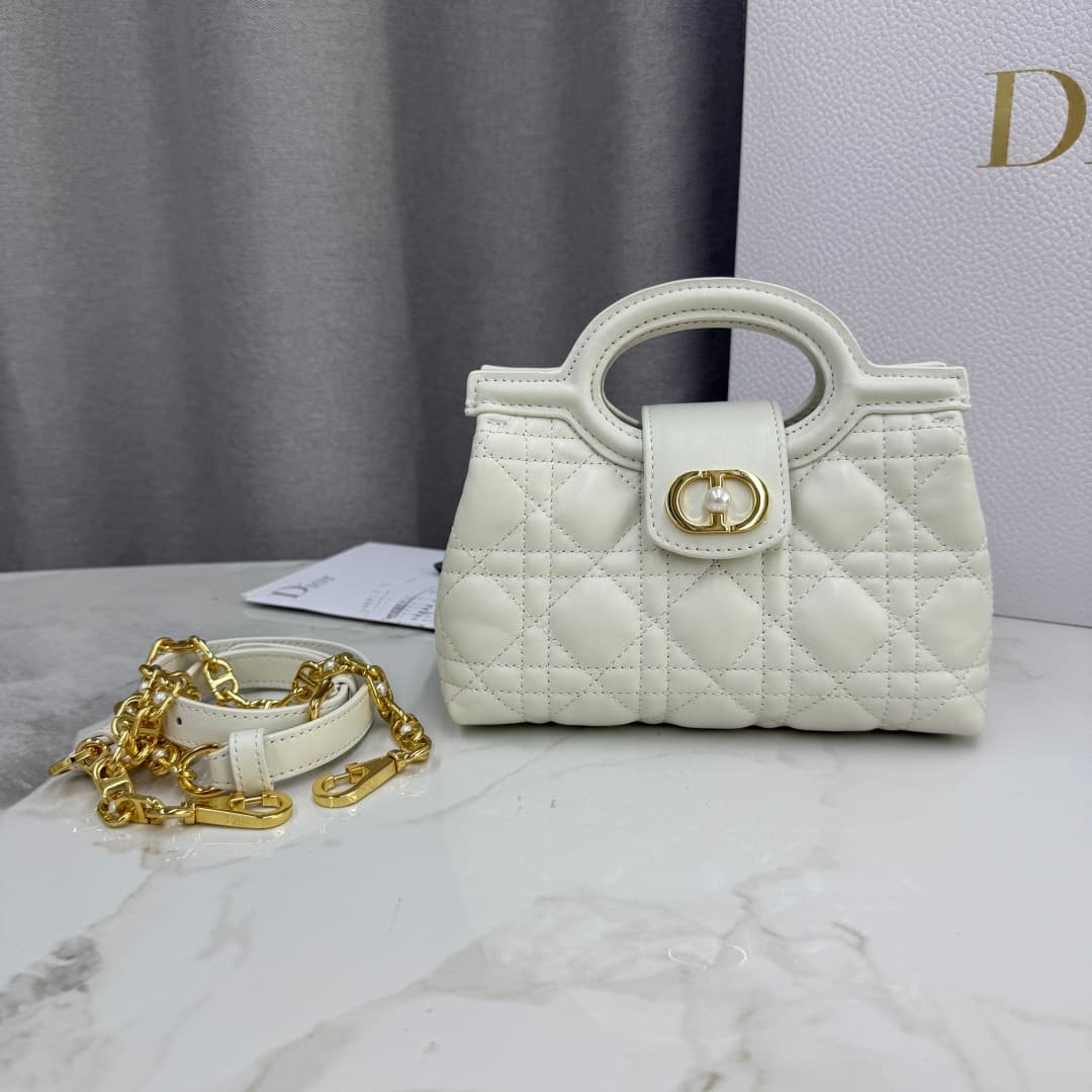Dior White Mini Crossbody Bag S3123
