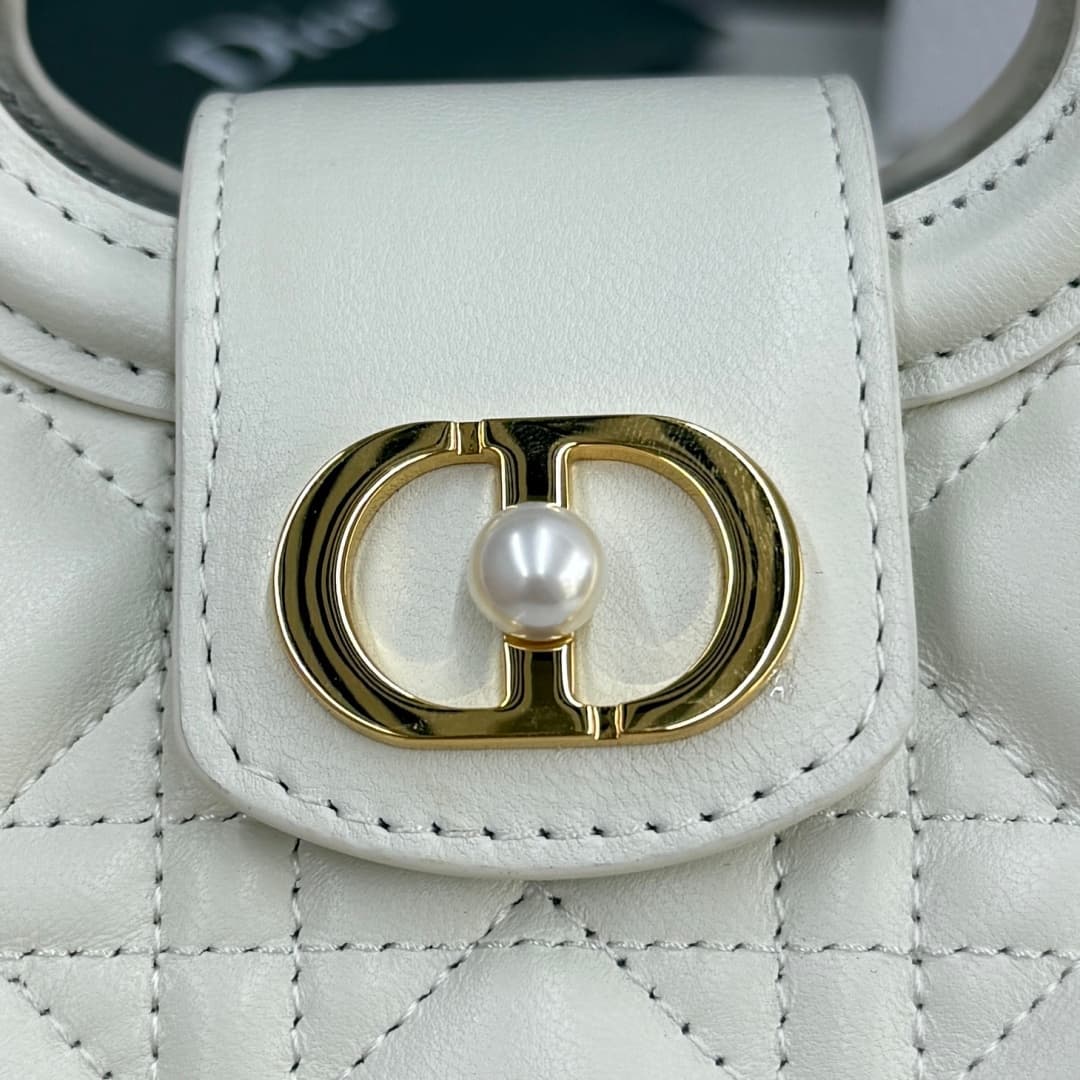 Dior White Mini Crossbody Bag S3123