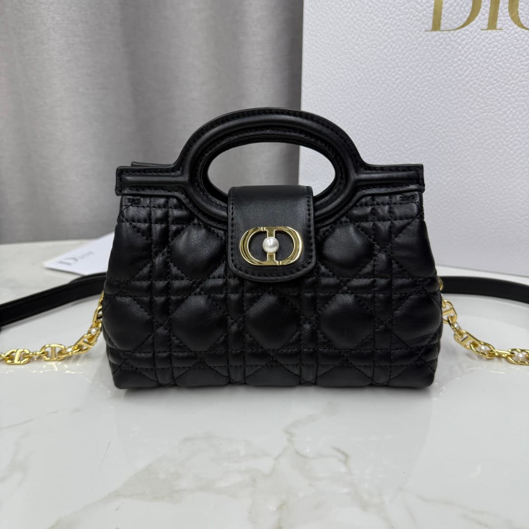 Dior Black Mini Crossbody Bag S3123