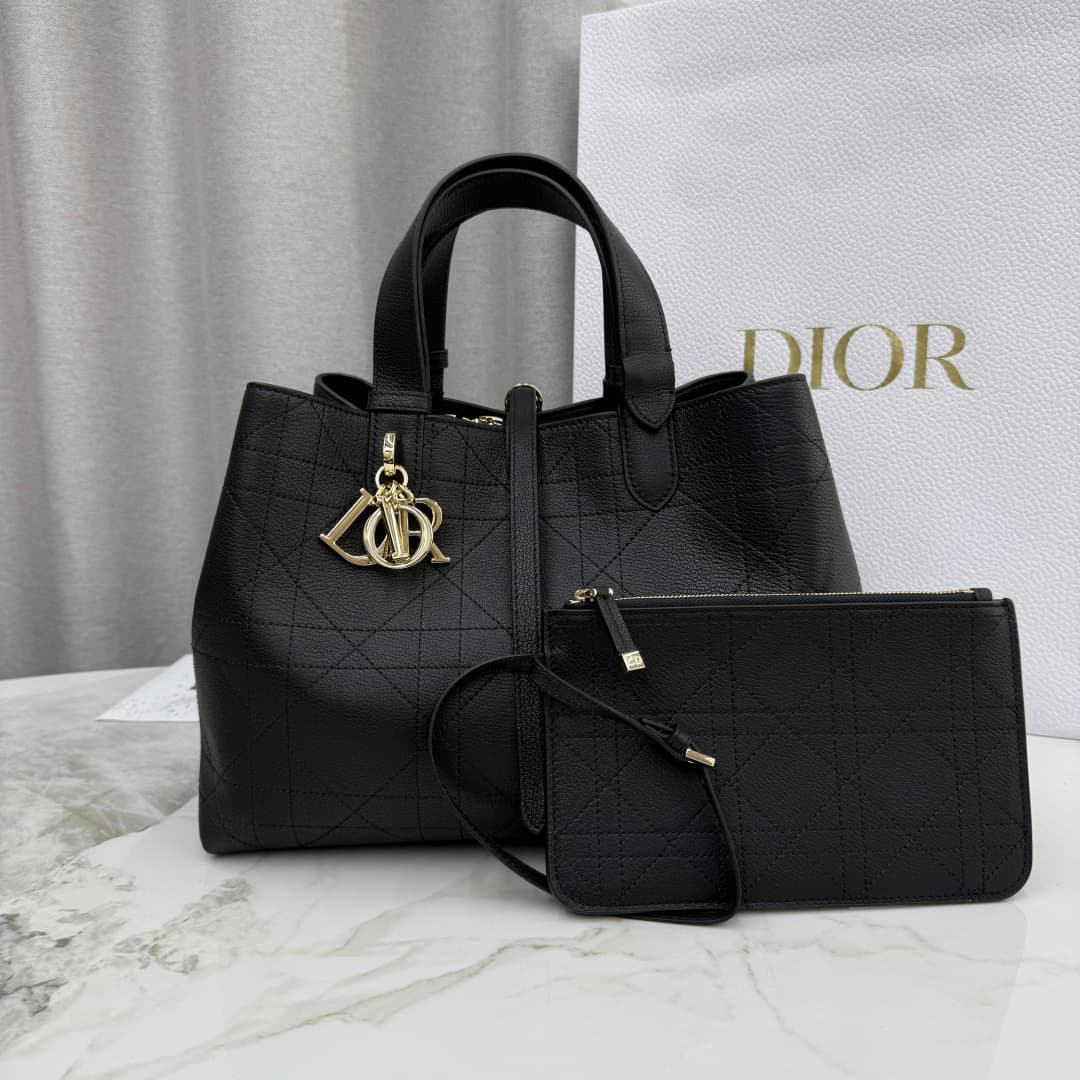 Dior Black Medium Wallet M2821