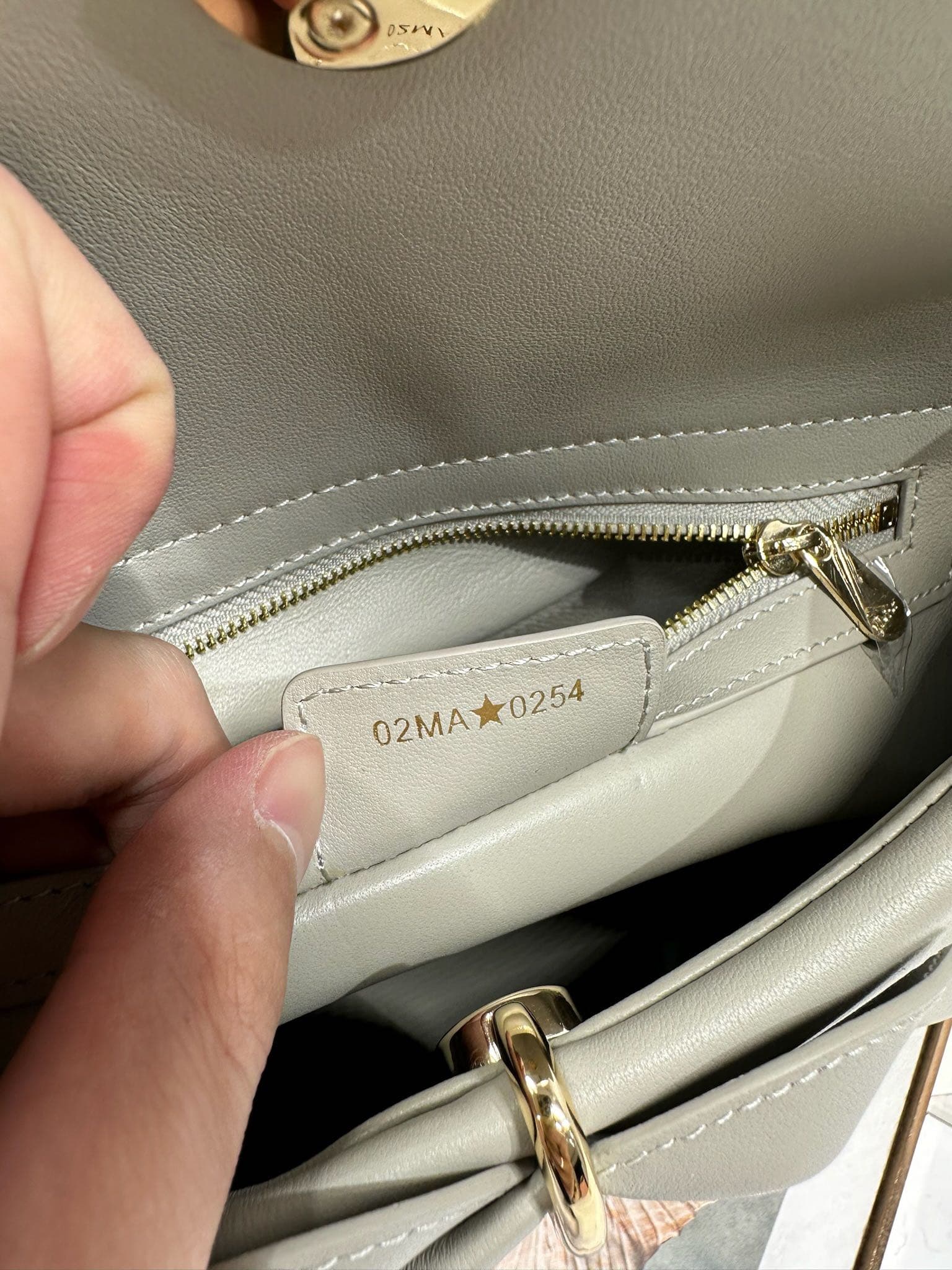 Dior Grey Bag 0737