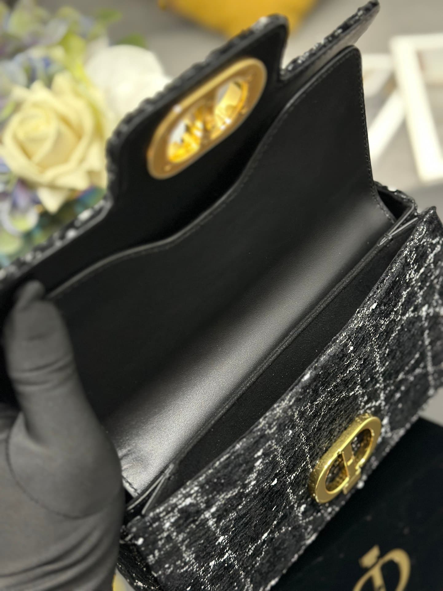Dior Black Small Crossbody Bag M9271