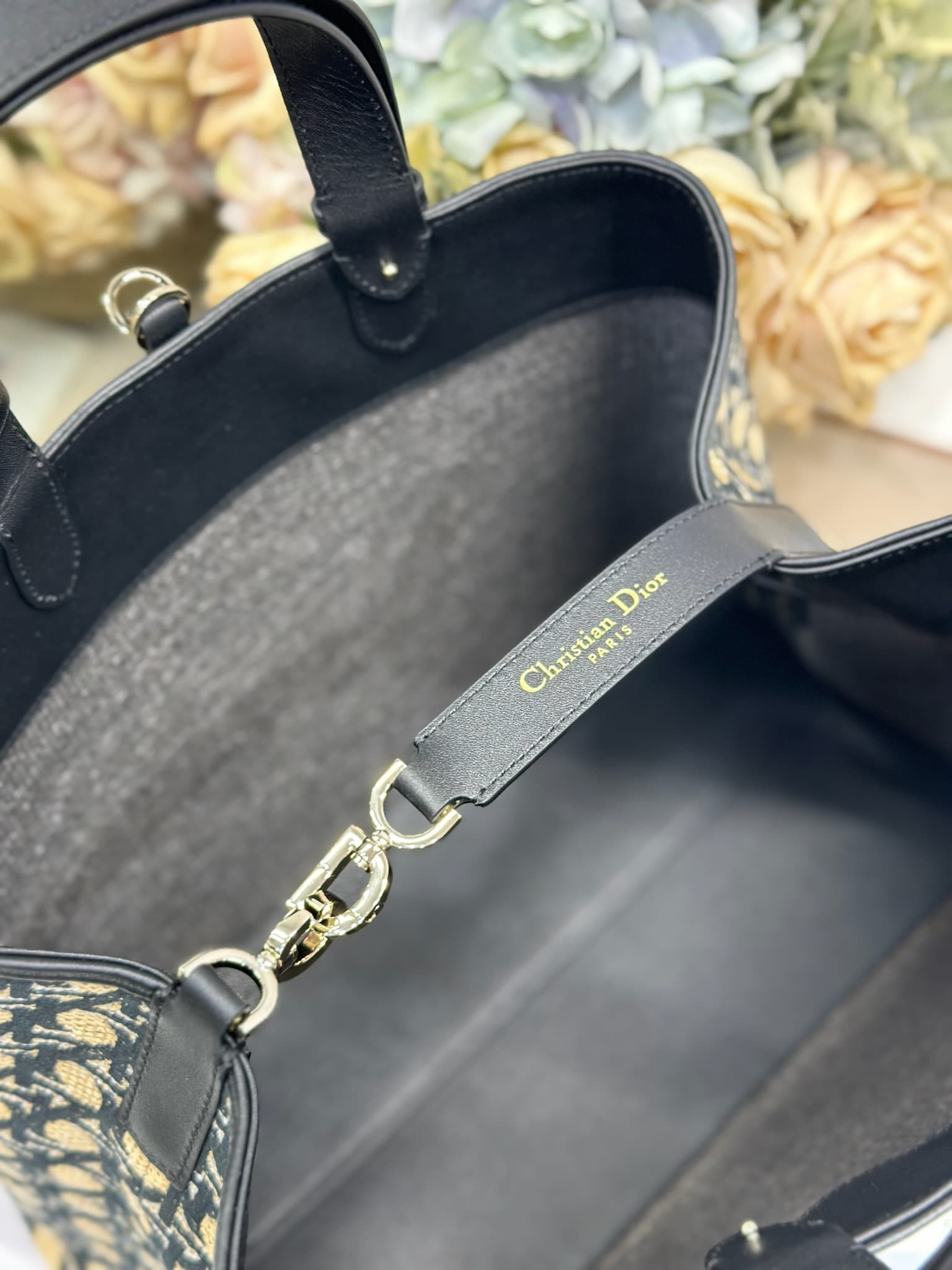 Dior Black Large Shoulder Bag 1188