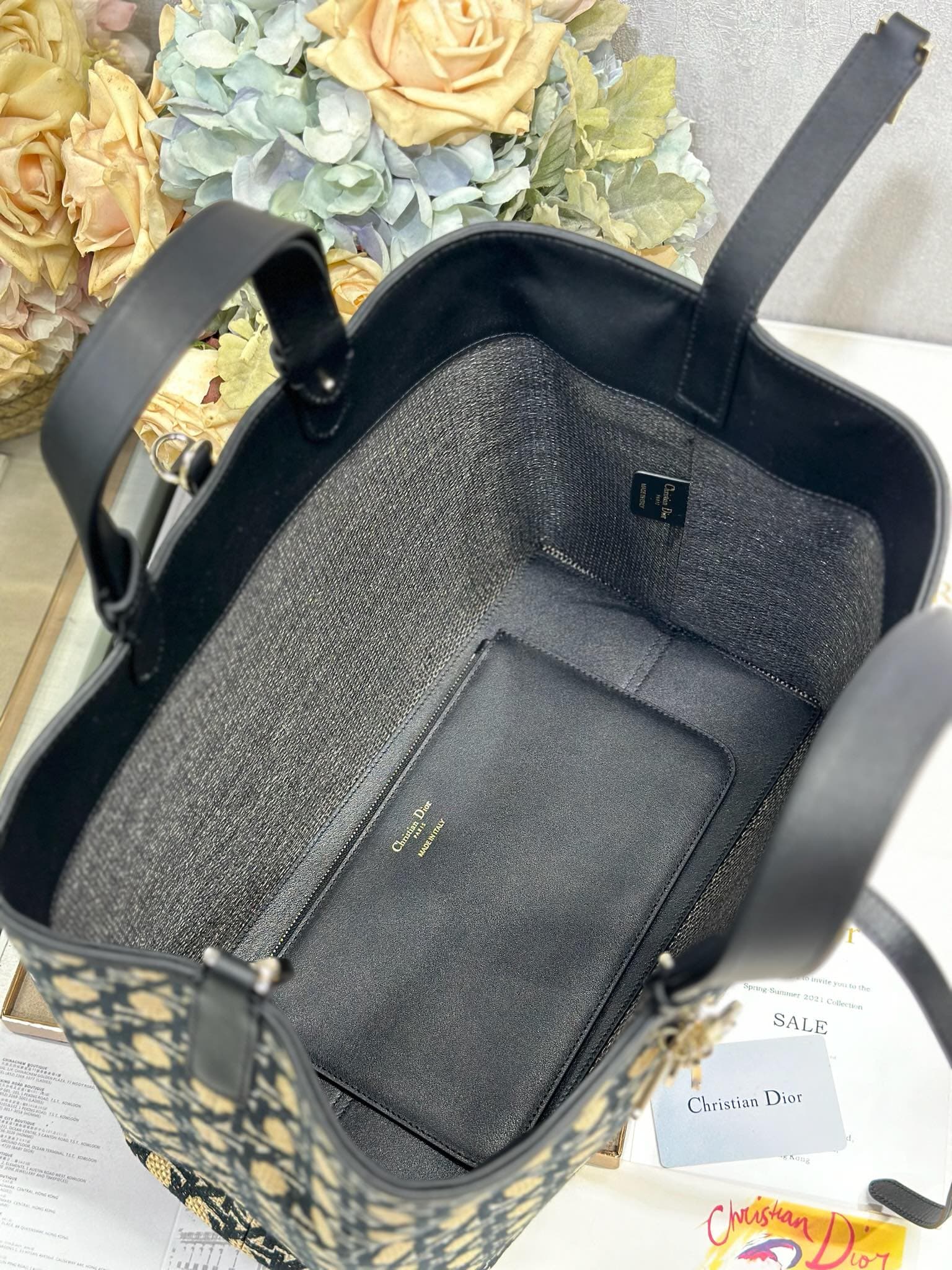 Dior Black Large Shoulder Bag 1188