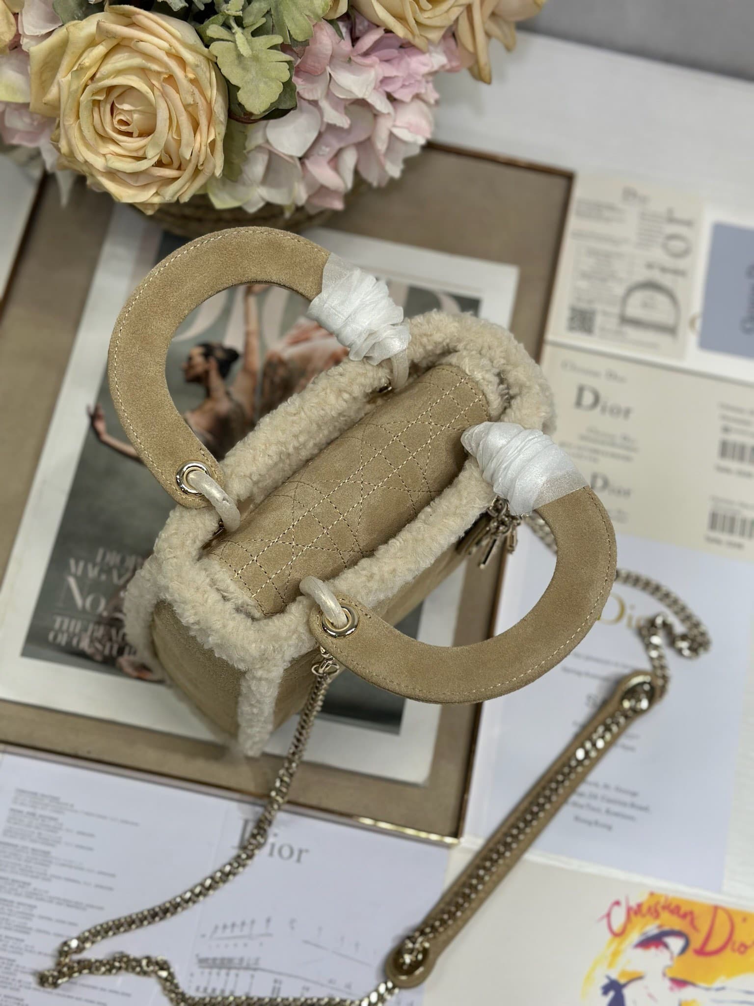 Dior White Mini Crossbody Bag 0505
