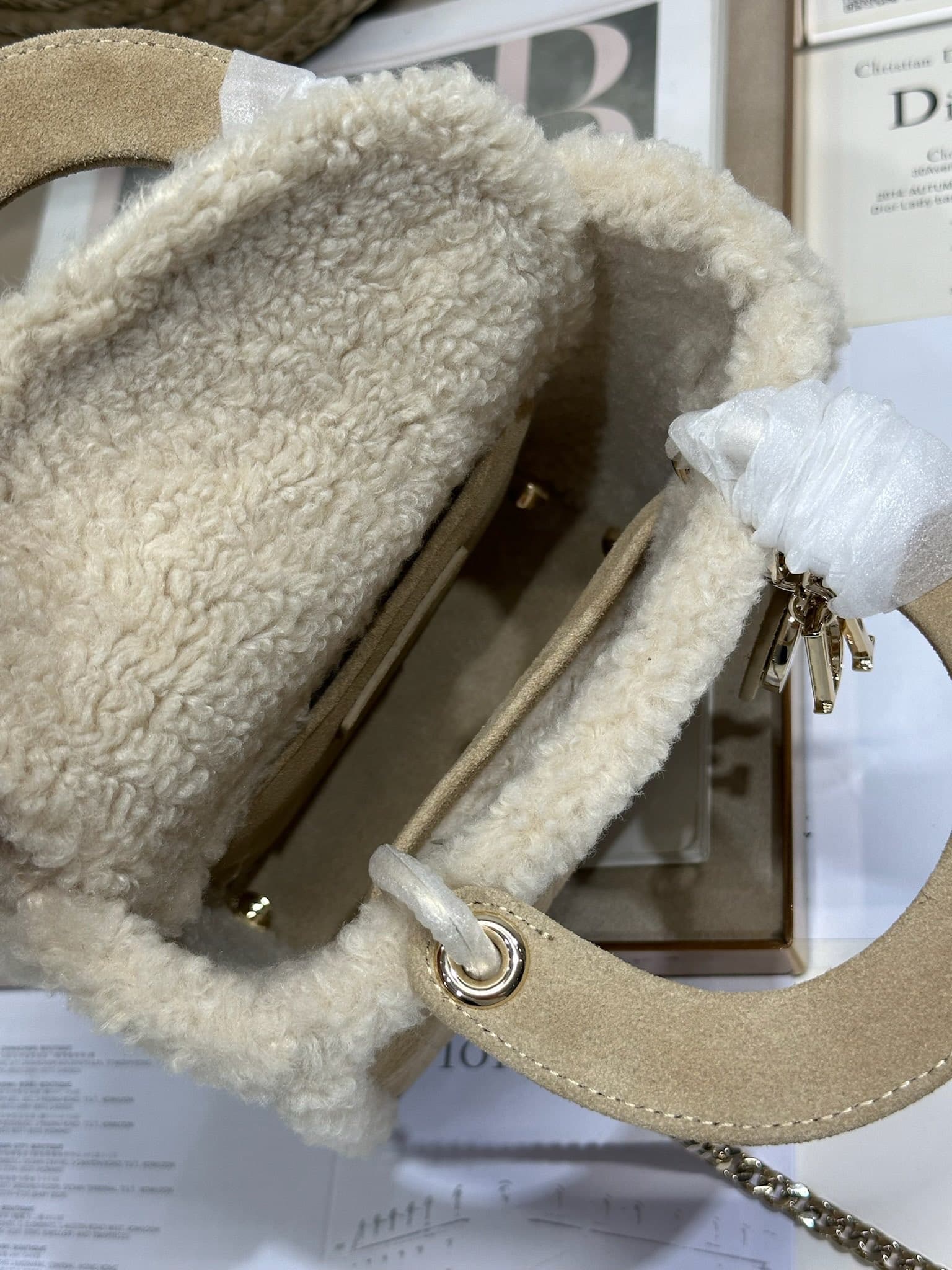 Dior White Mini Crossbody Bag 0505