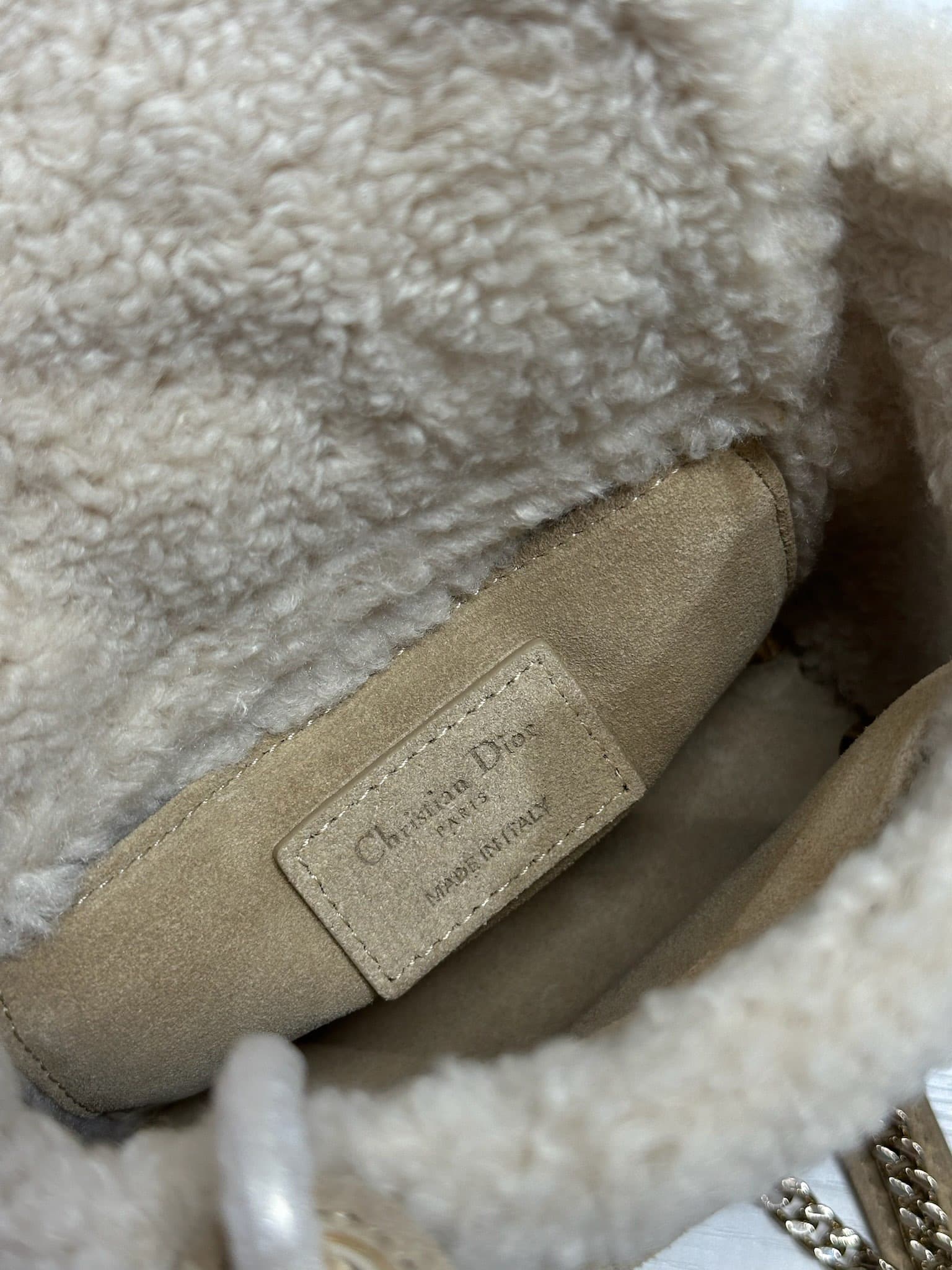 Dior White Mini Crossbody Bag 0505