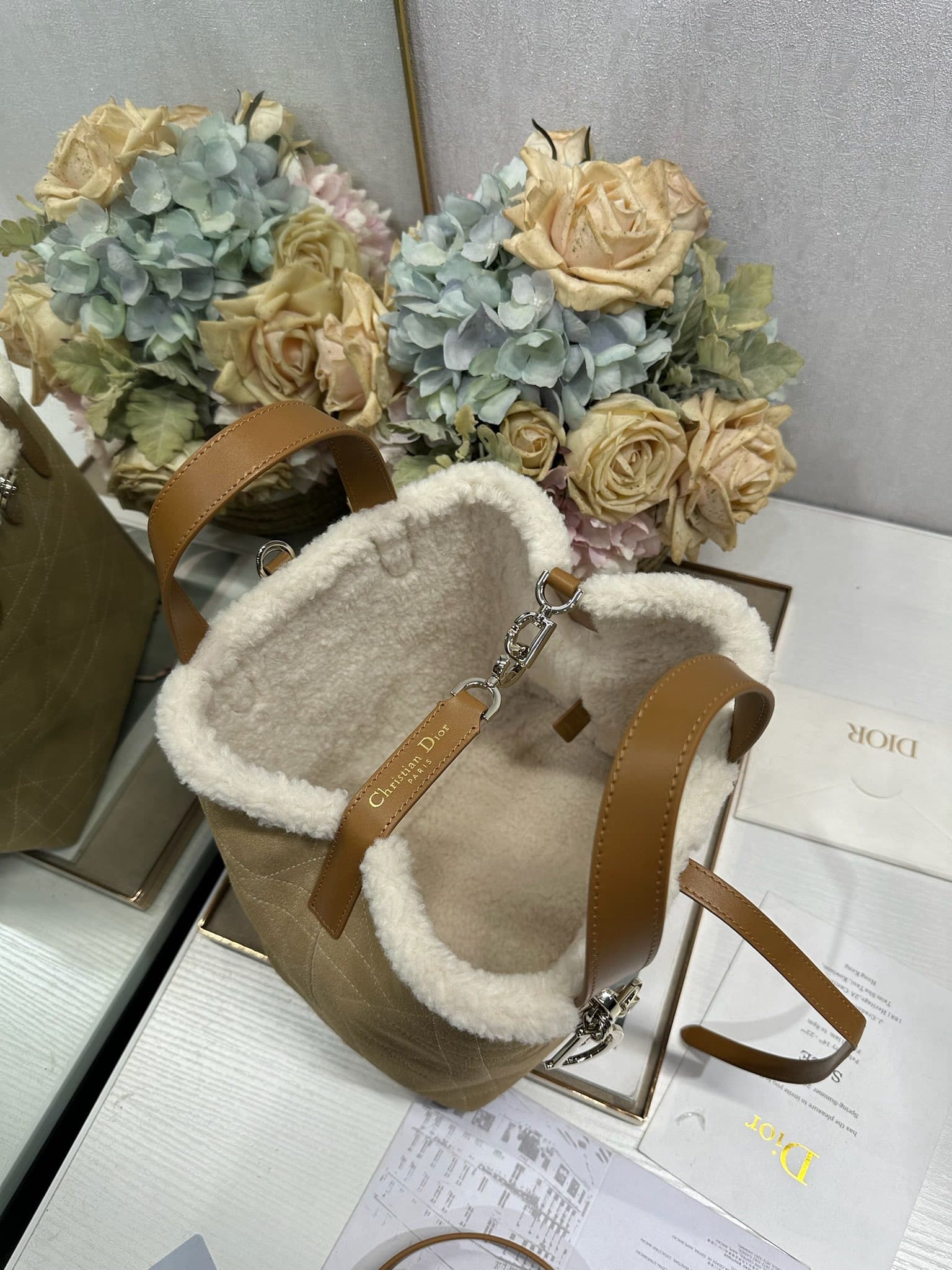 Dior White Medium Wallet 2836