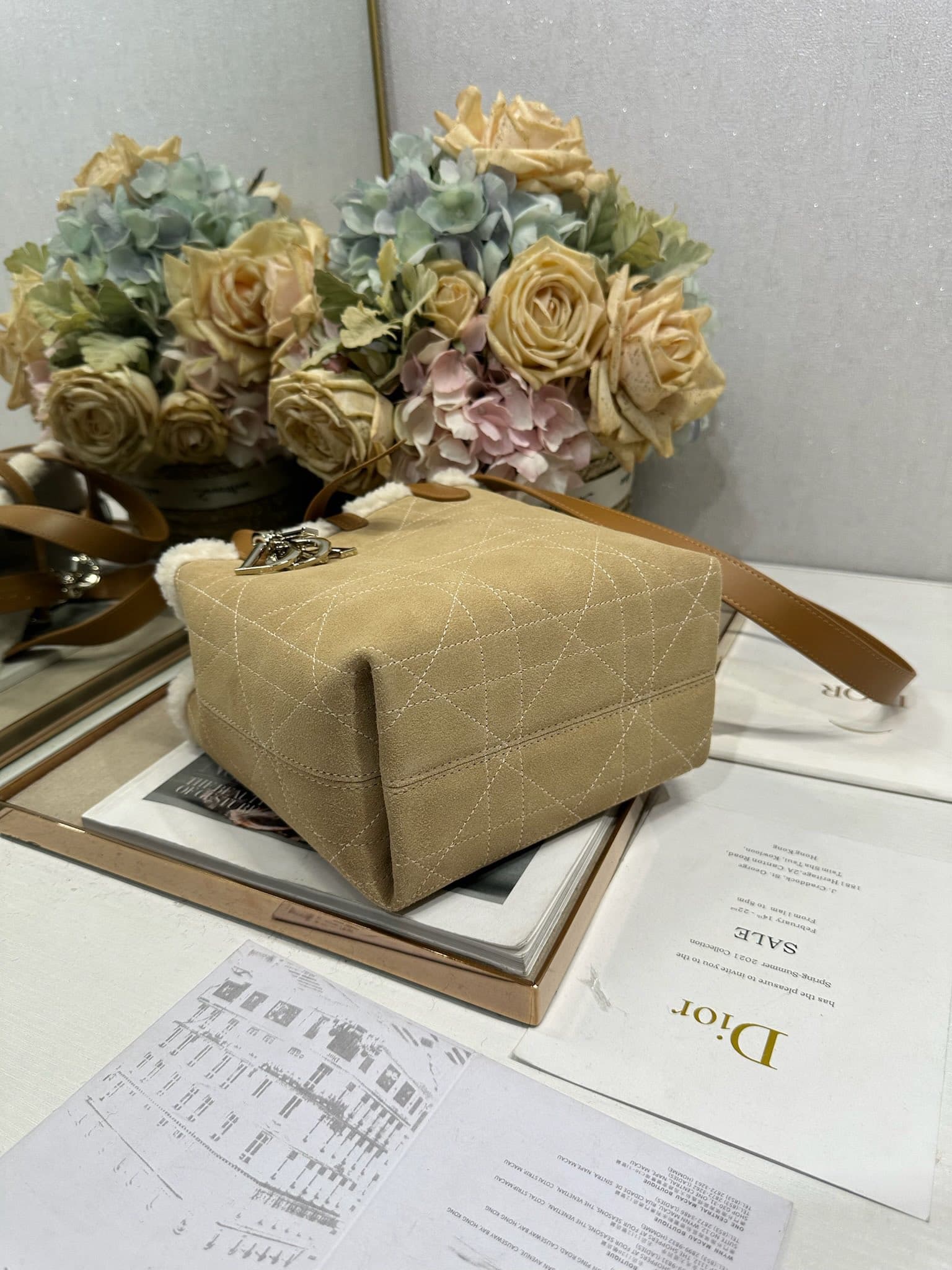 Dior White Small Wallet 2836