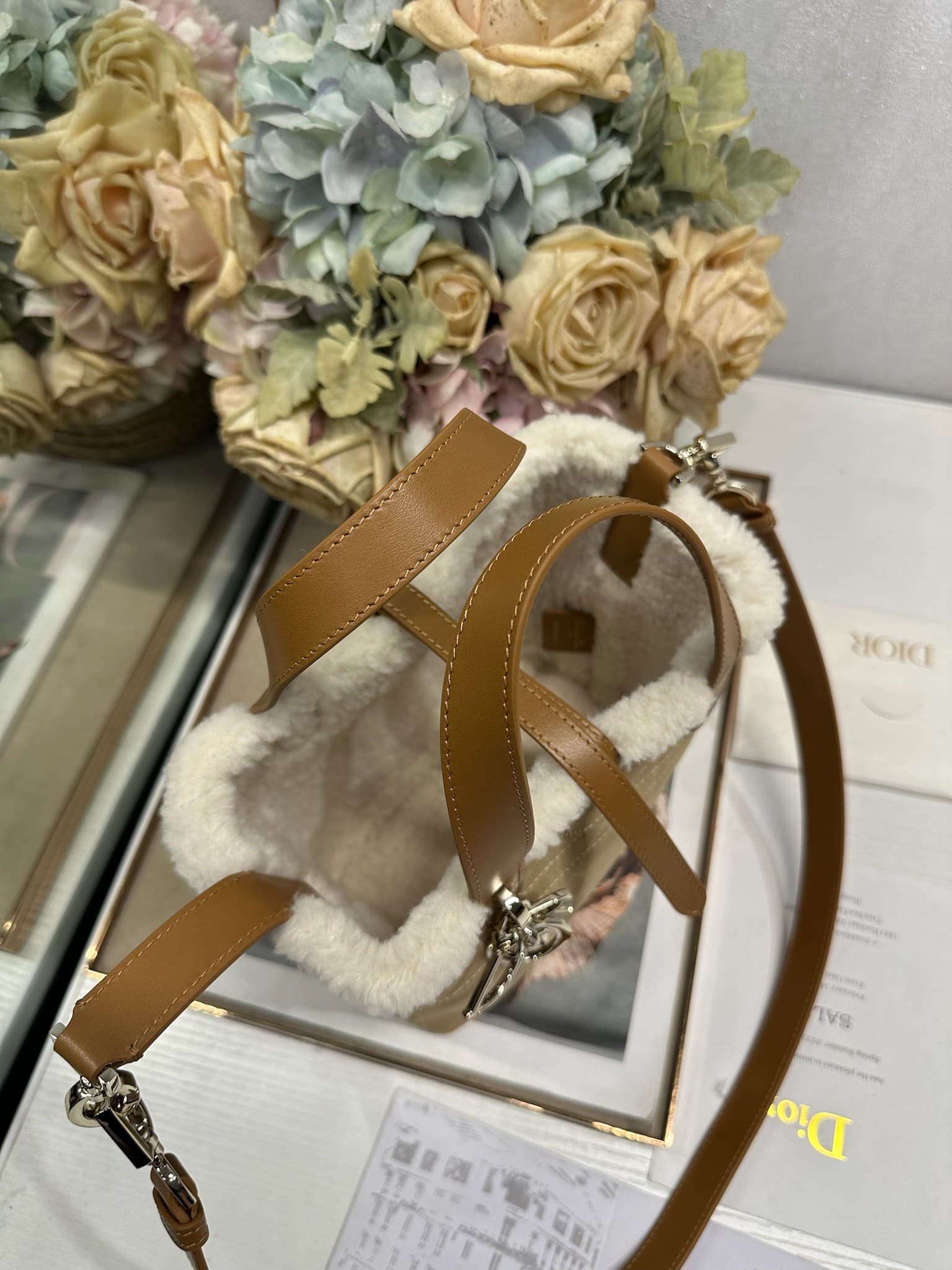 Dior White Small Wallet 2836