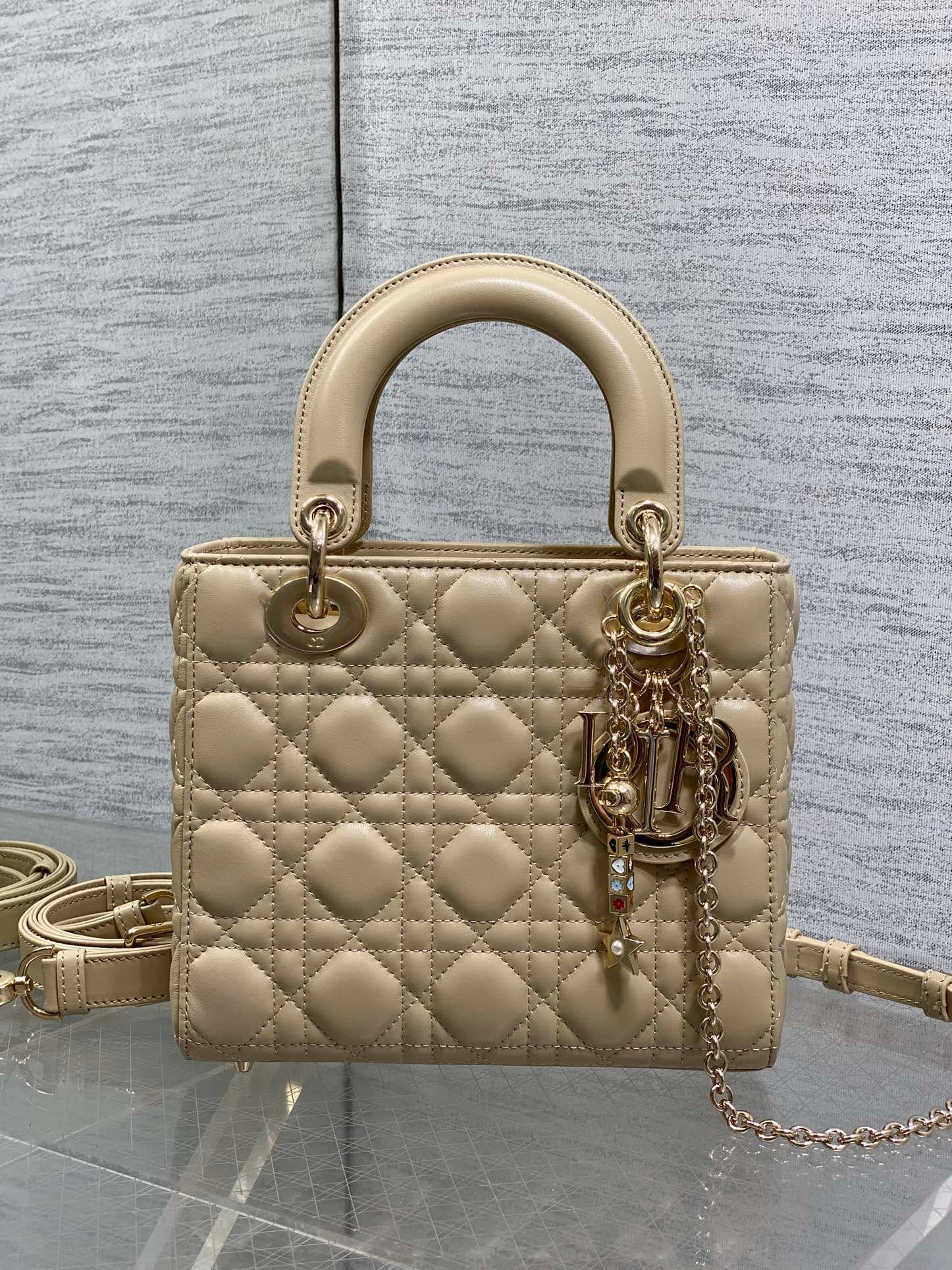 Dior Gold Crossbody Bag