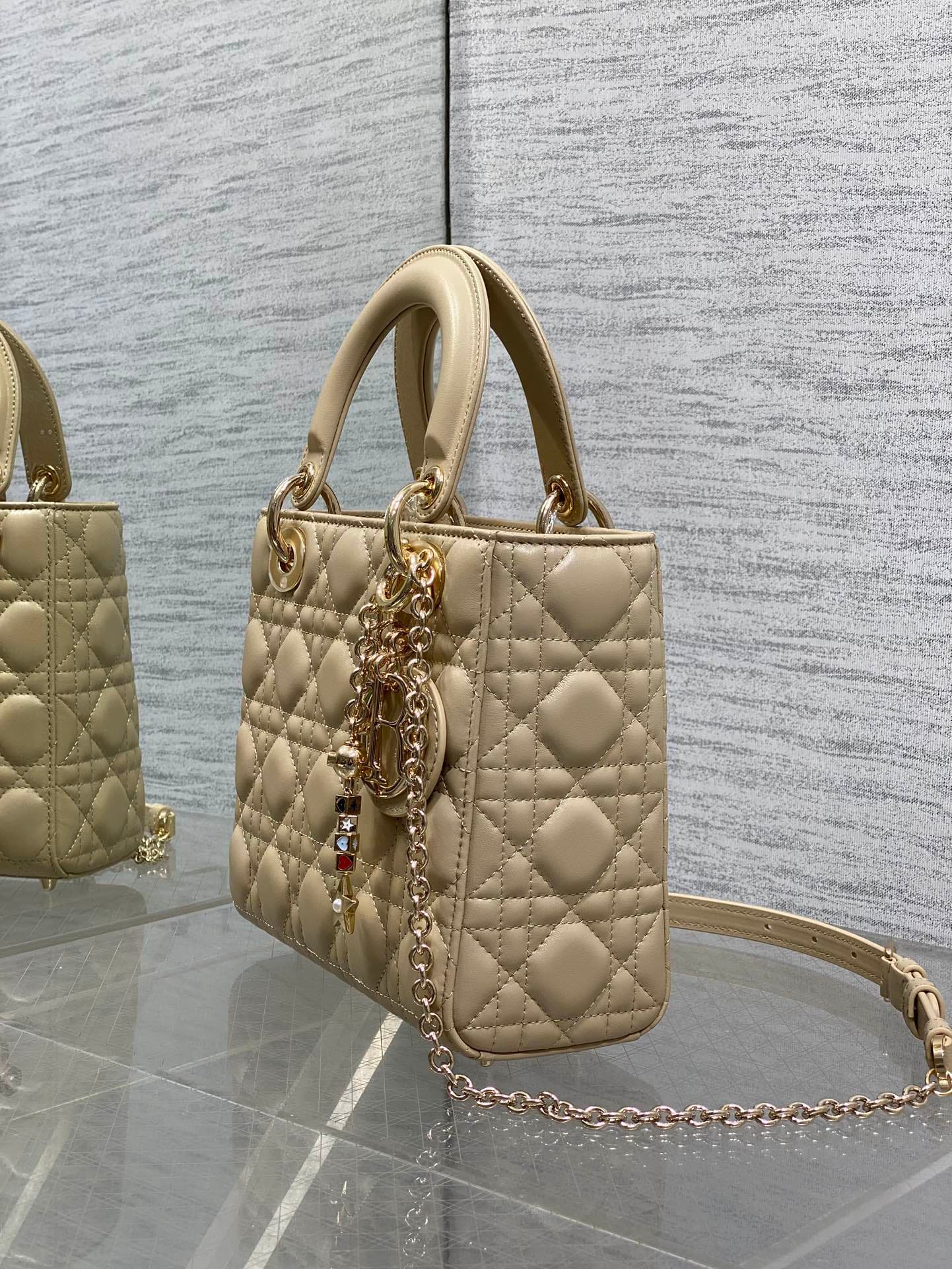 Dior Gold Crossbody Bag