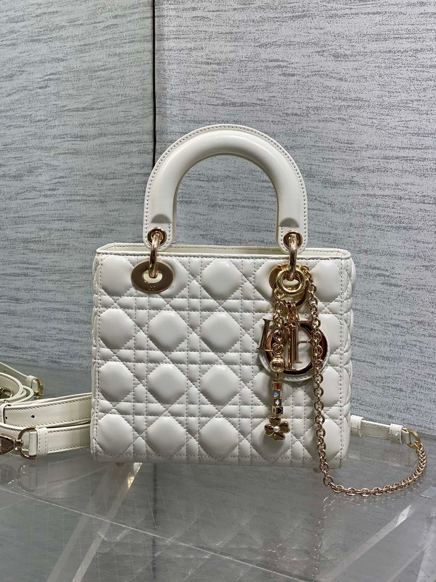 Dior Gold Crossbody Bag