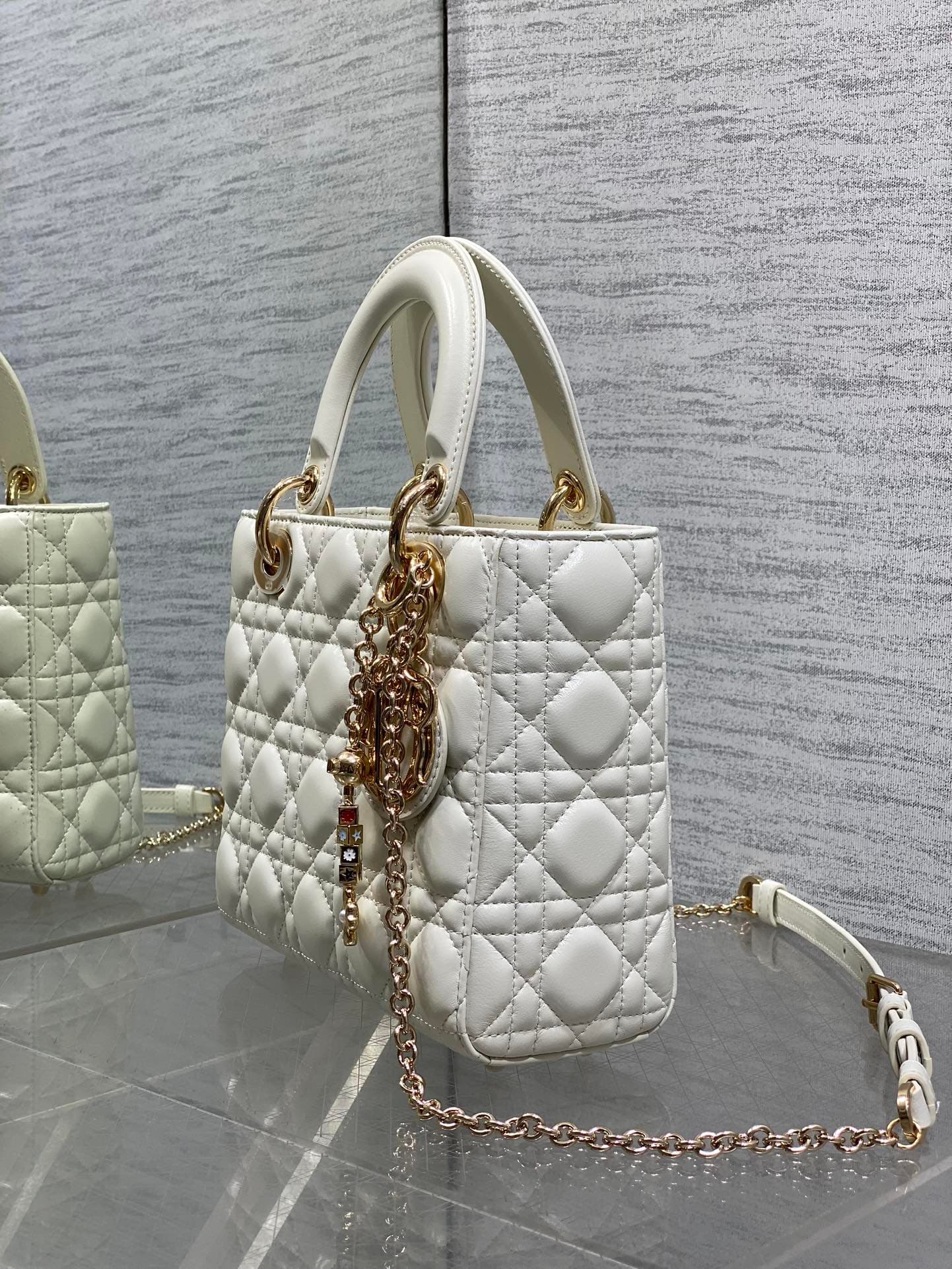 Dior Gold Crossbody Bag
