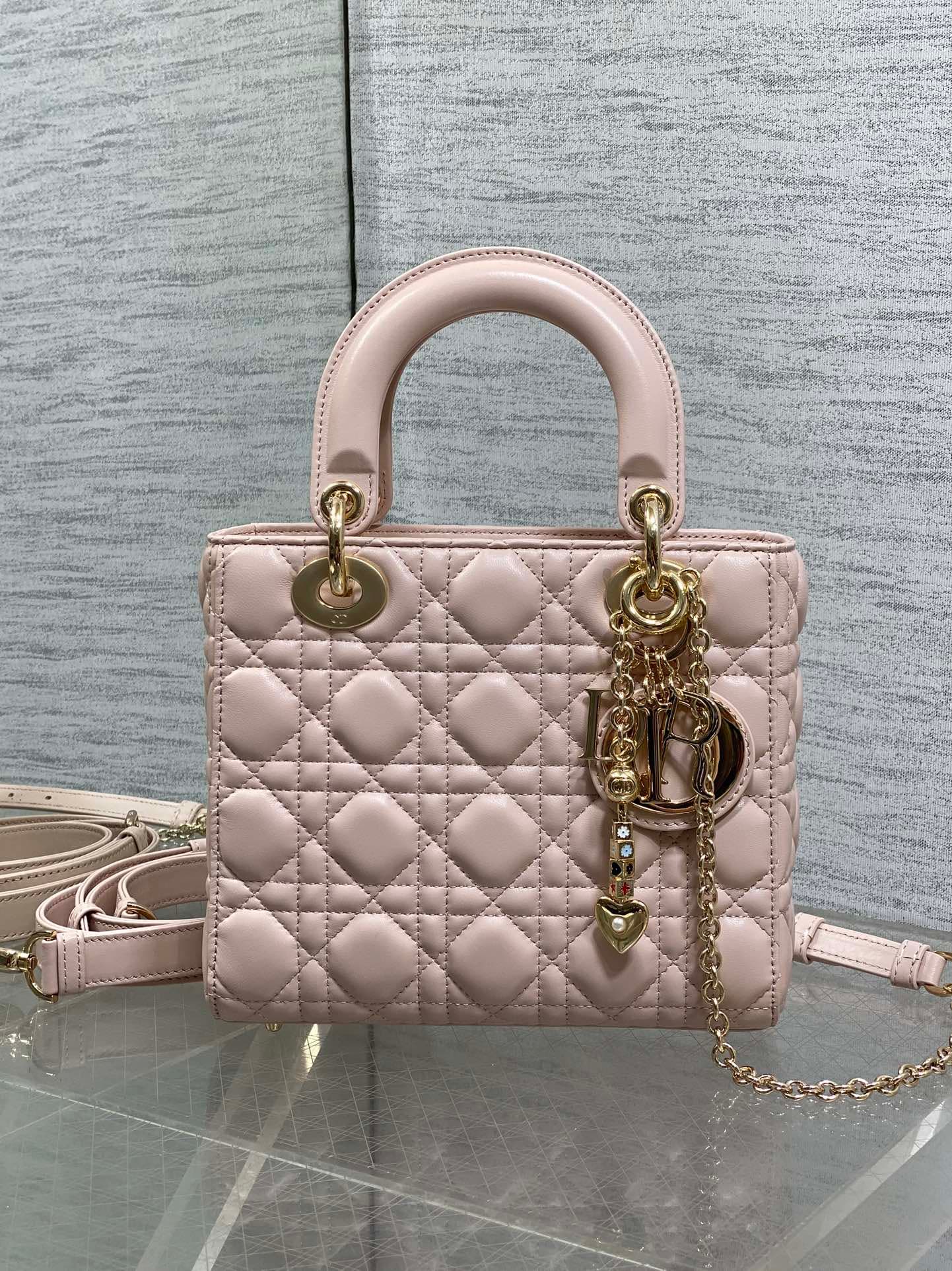 Dior Gold Crossbody Bag