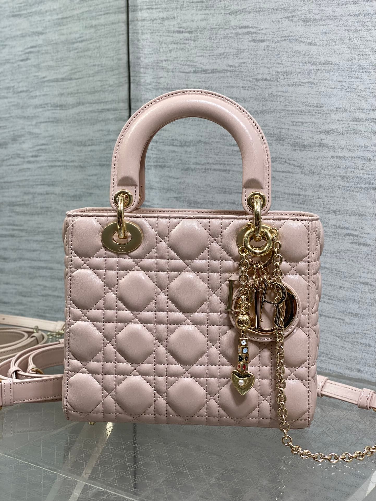 Dior Gold Crossbody Bag