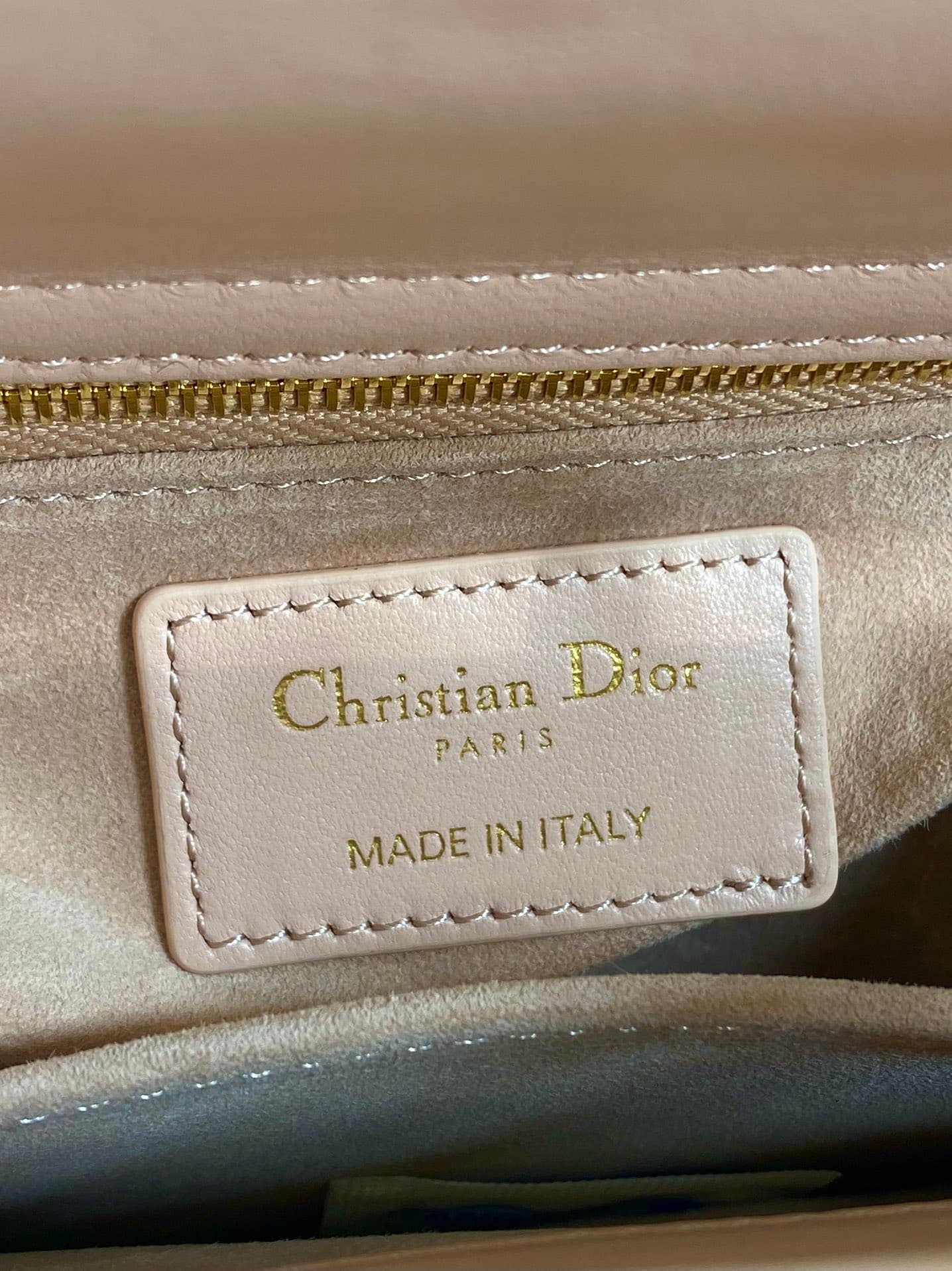 Dior Gold Crossbody Bag