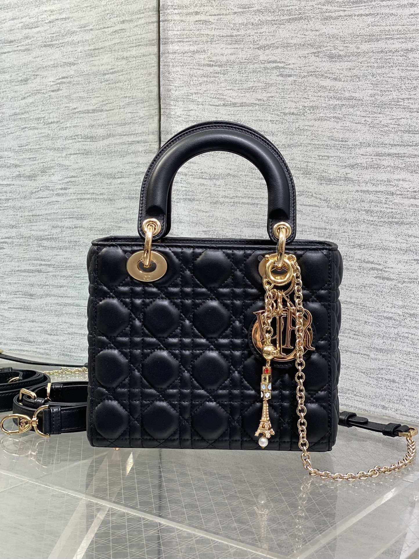 Dior Gold Crossbody Bag