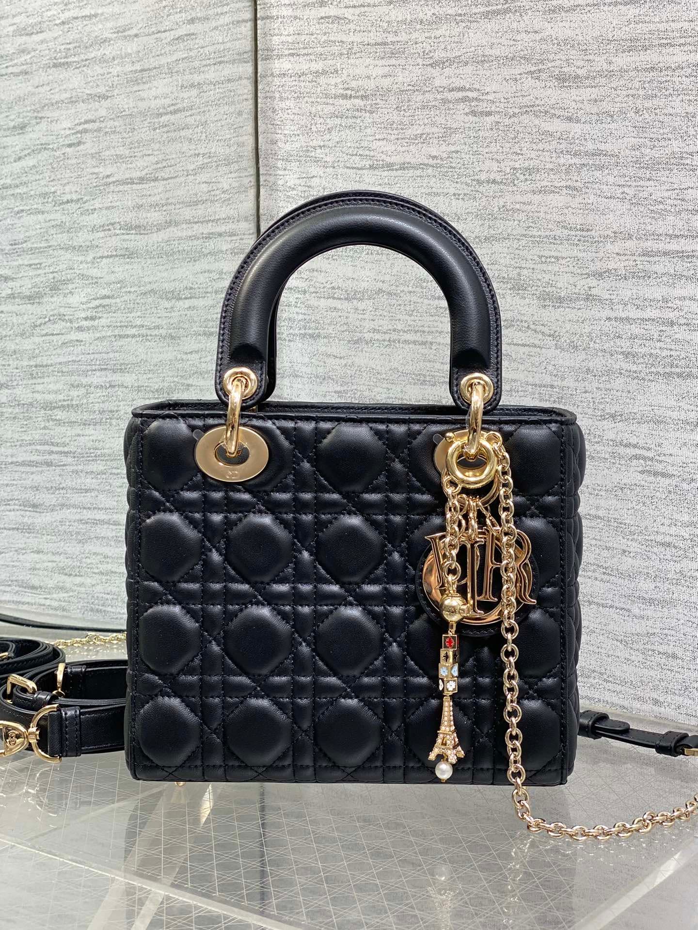 Dior Gold Crossbody Bag