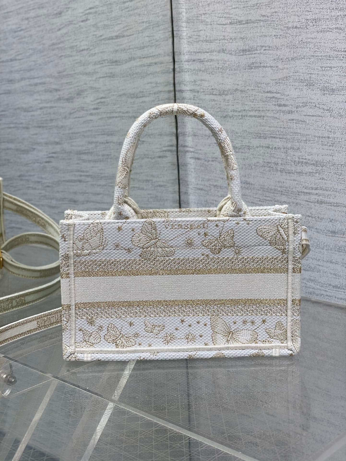 Dior Gold Mini Tote Bag