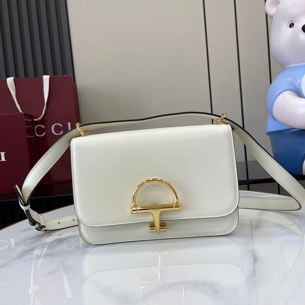 Gucci White Small Backpack 846705