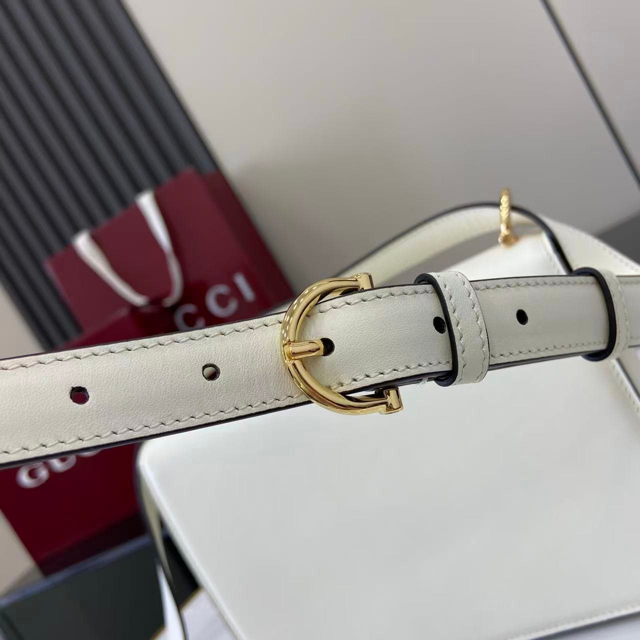 Gucci White Small Backpack 846705