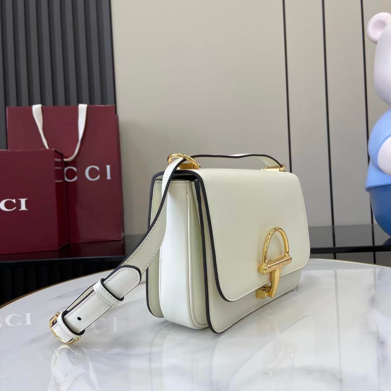 Gucci White Small Backpack 846705