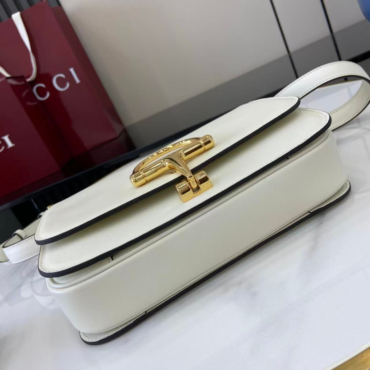 Gucci White Small Backpack 846705