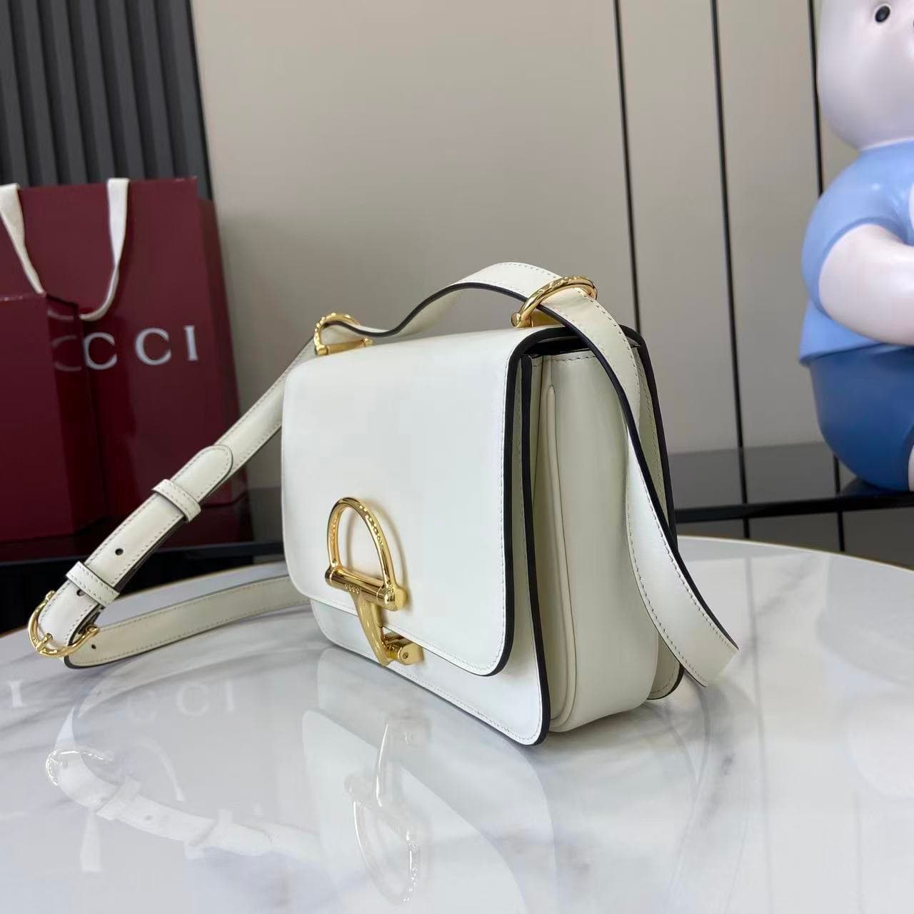 Gucci White Small Backpack 846705