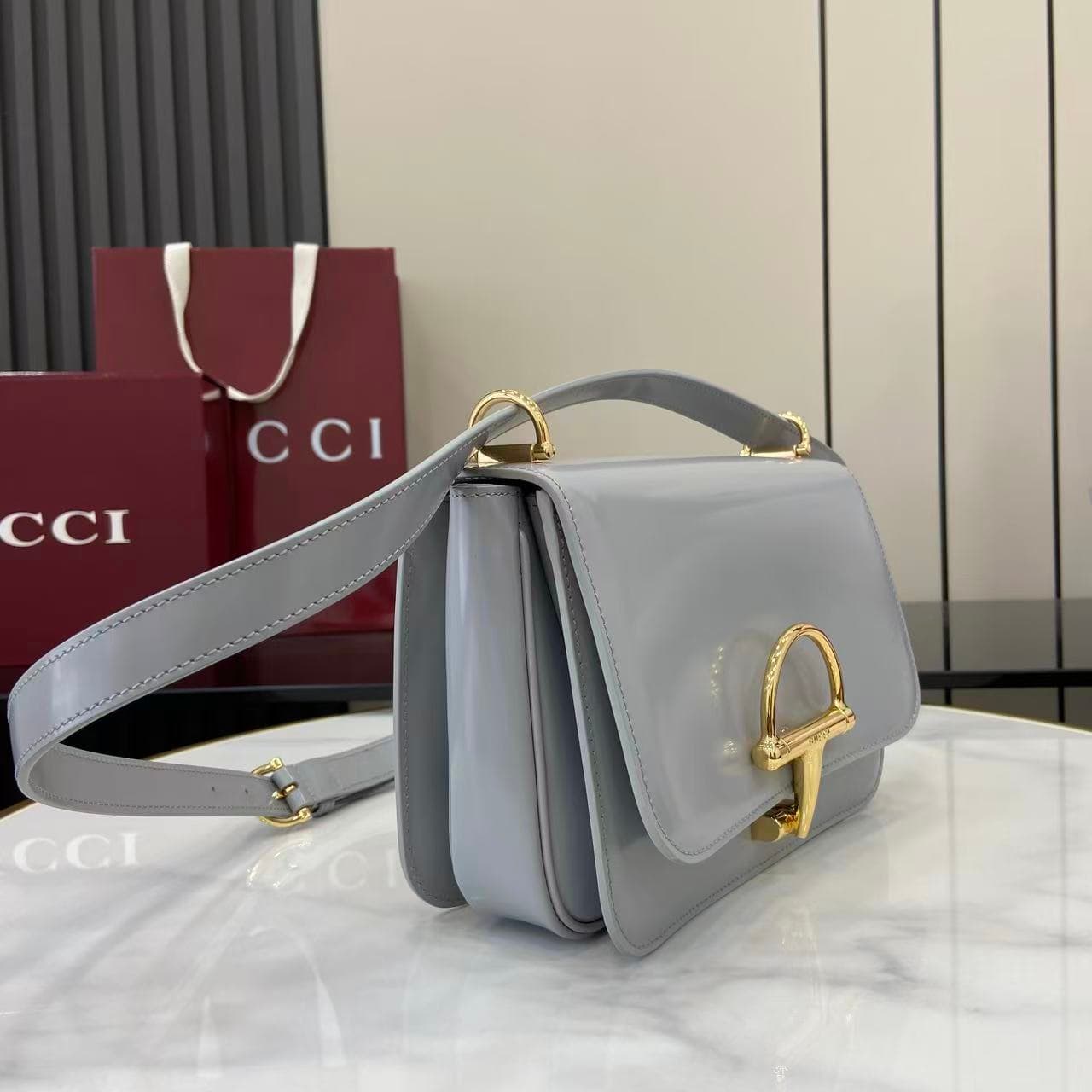 Gucci Grey Small Backpack 846705