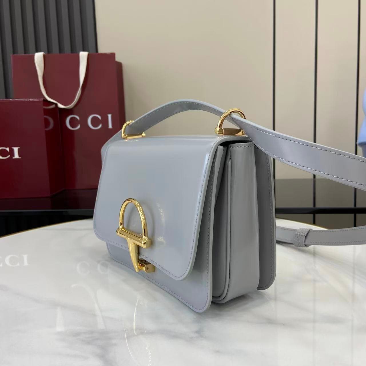 Gucci Grey Small Backpack 846705
