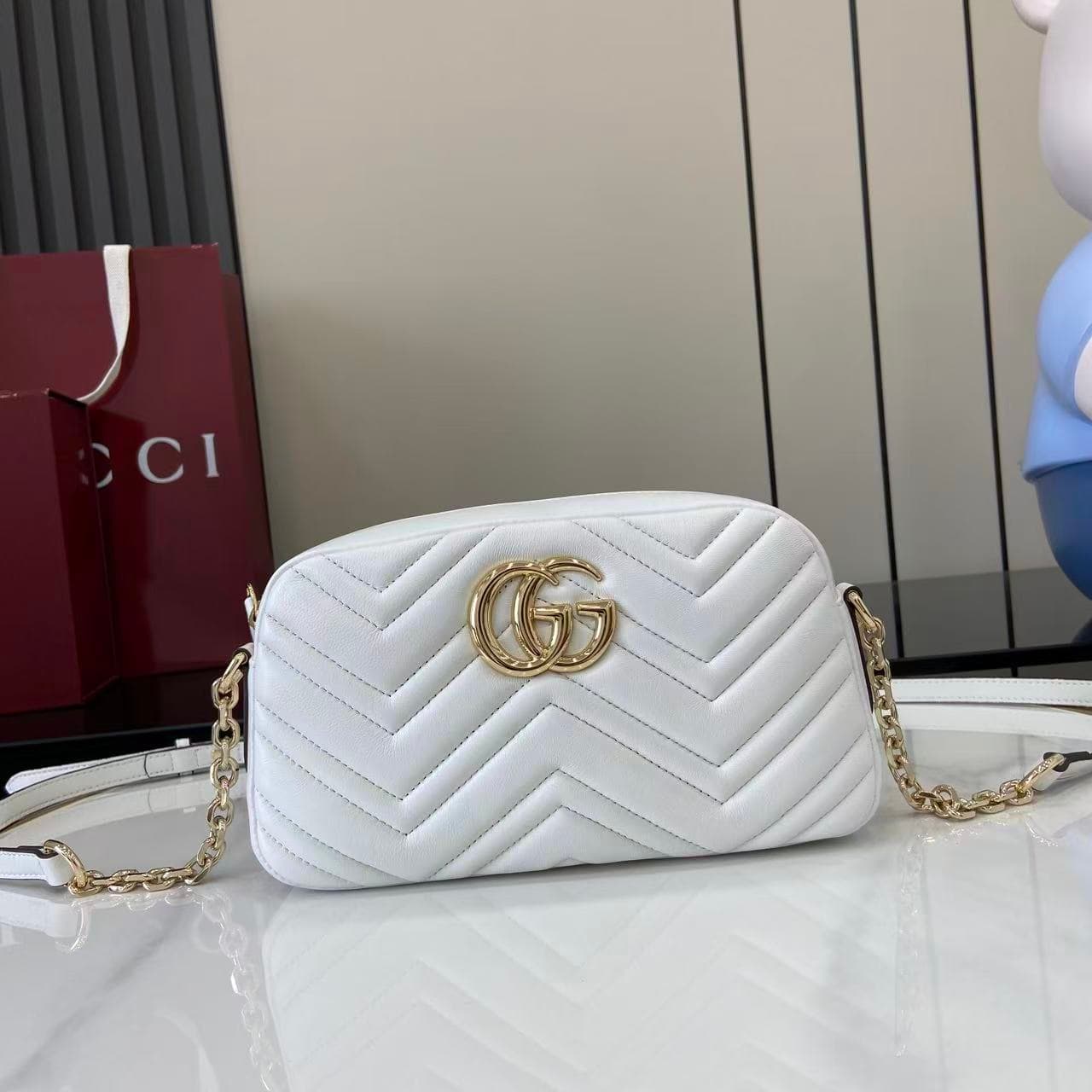 Gucci White Crossbody Bag 855273