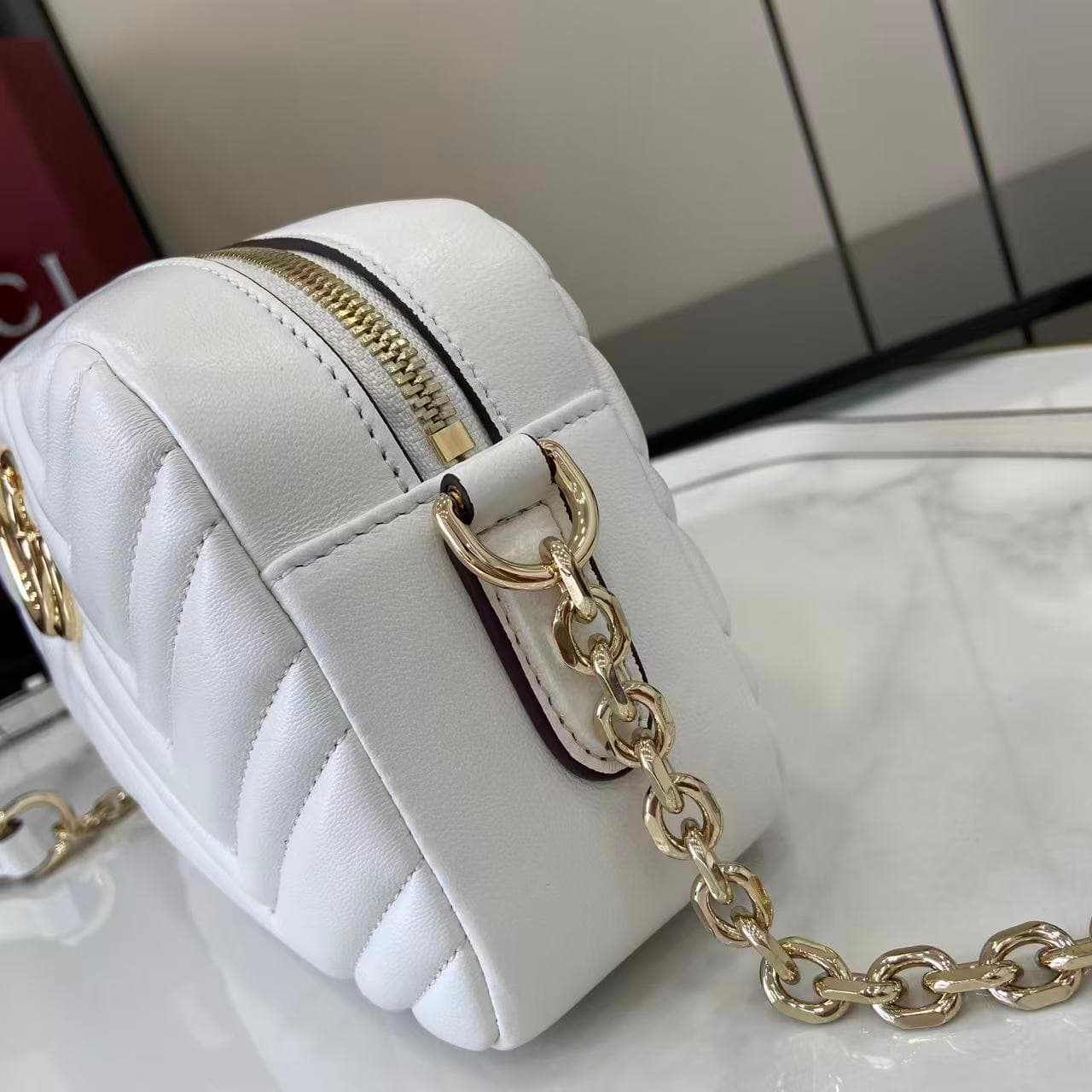 Gucci White Crossbody Bag 855273