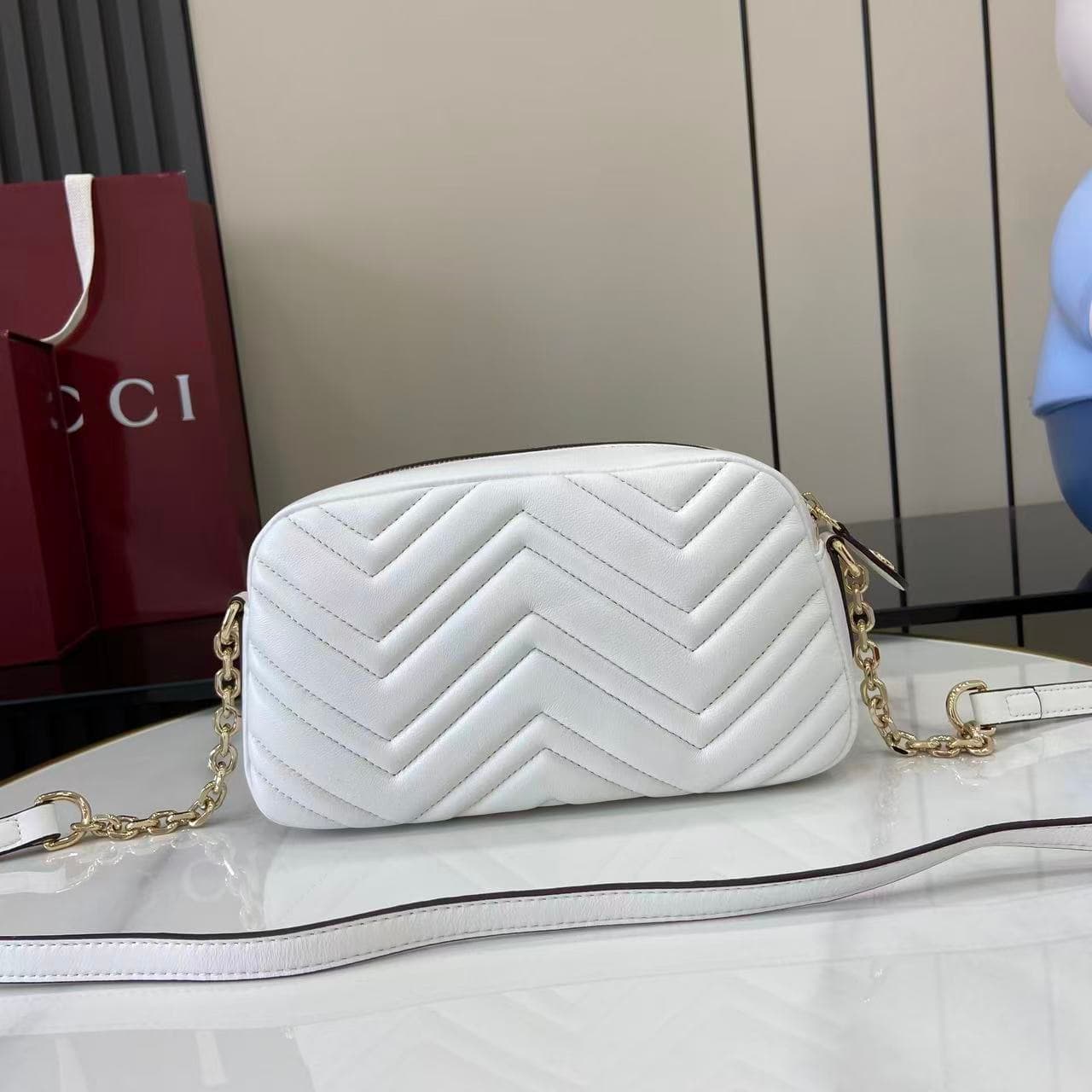 Gucci White Crossbody Bag 855273