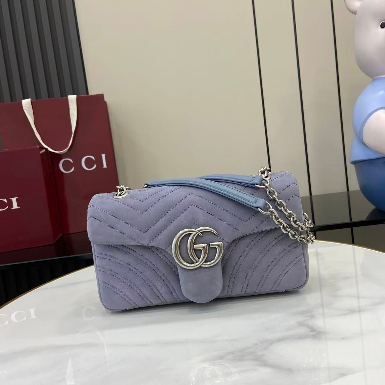Gucci Grey Medium Bag 837267