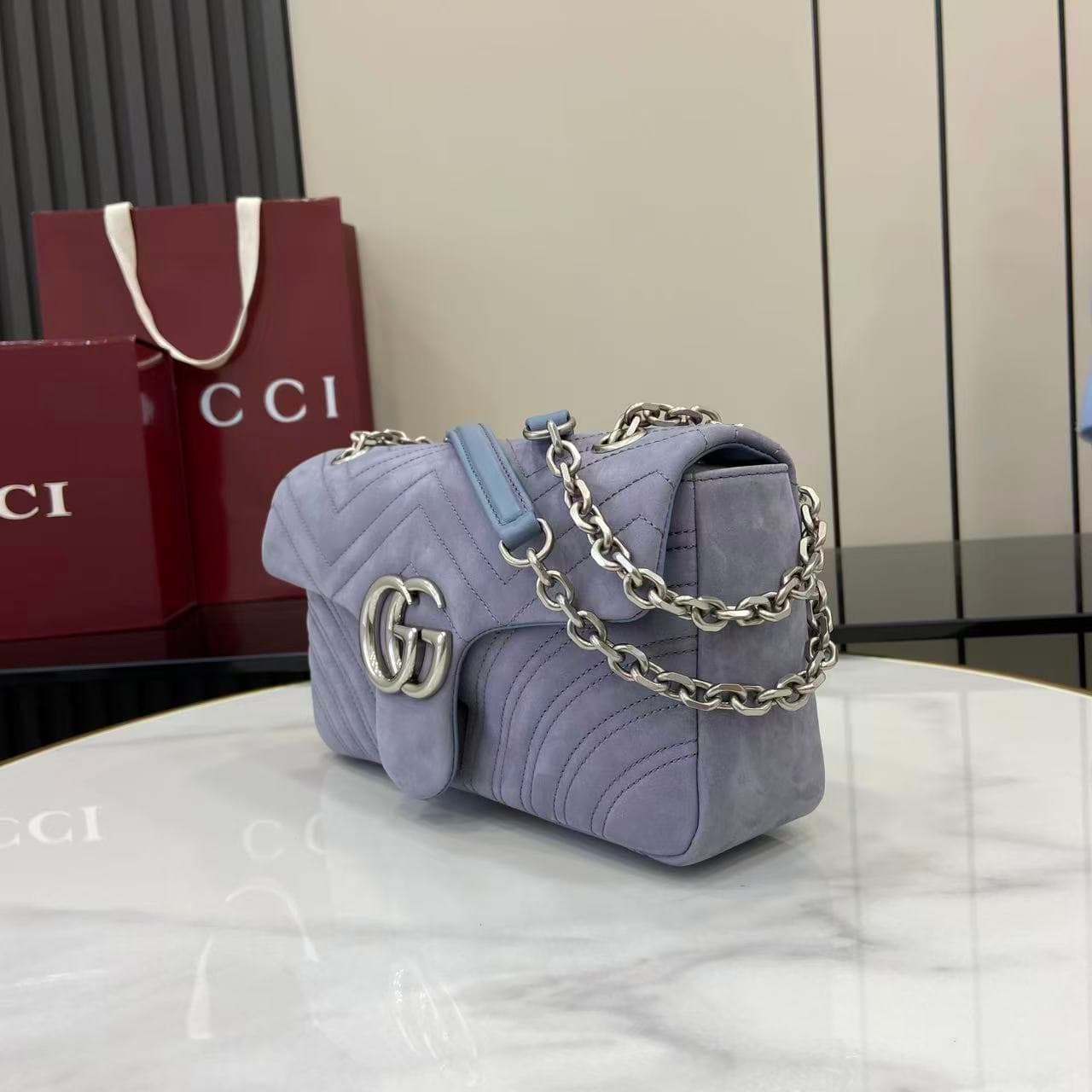 Gucci Grey Medium Bag 837267