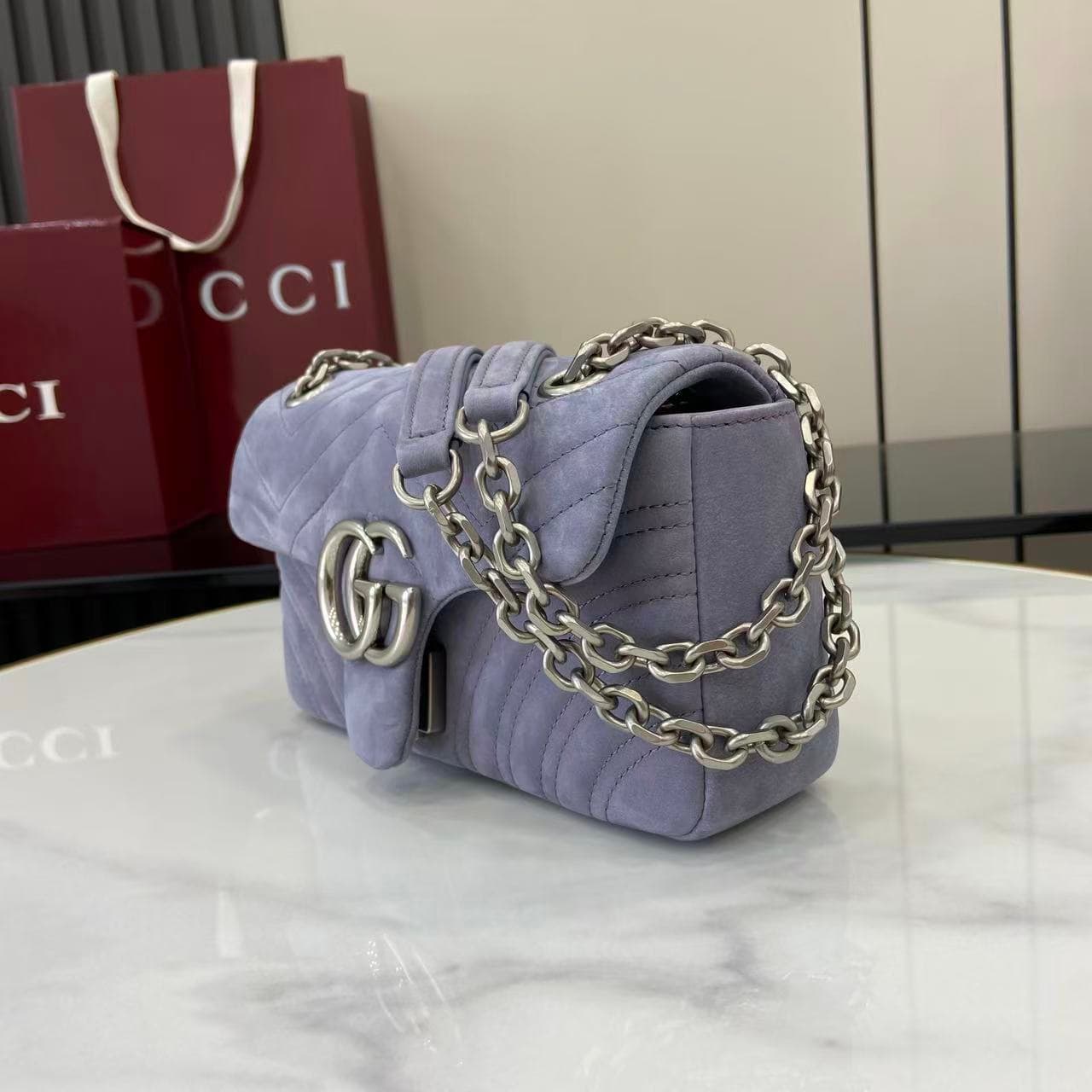 Gucci Grey Medium Bag 837280